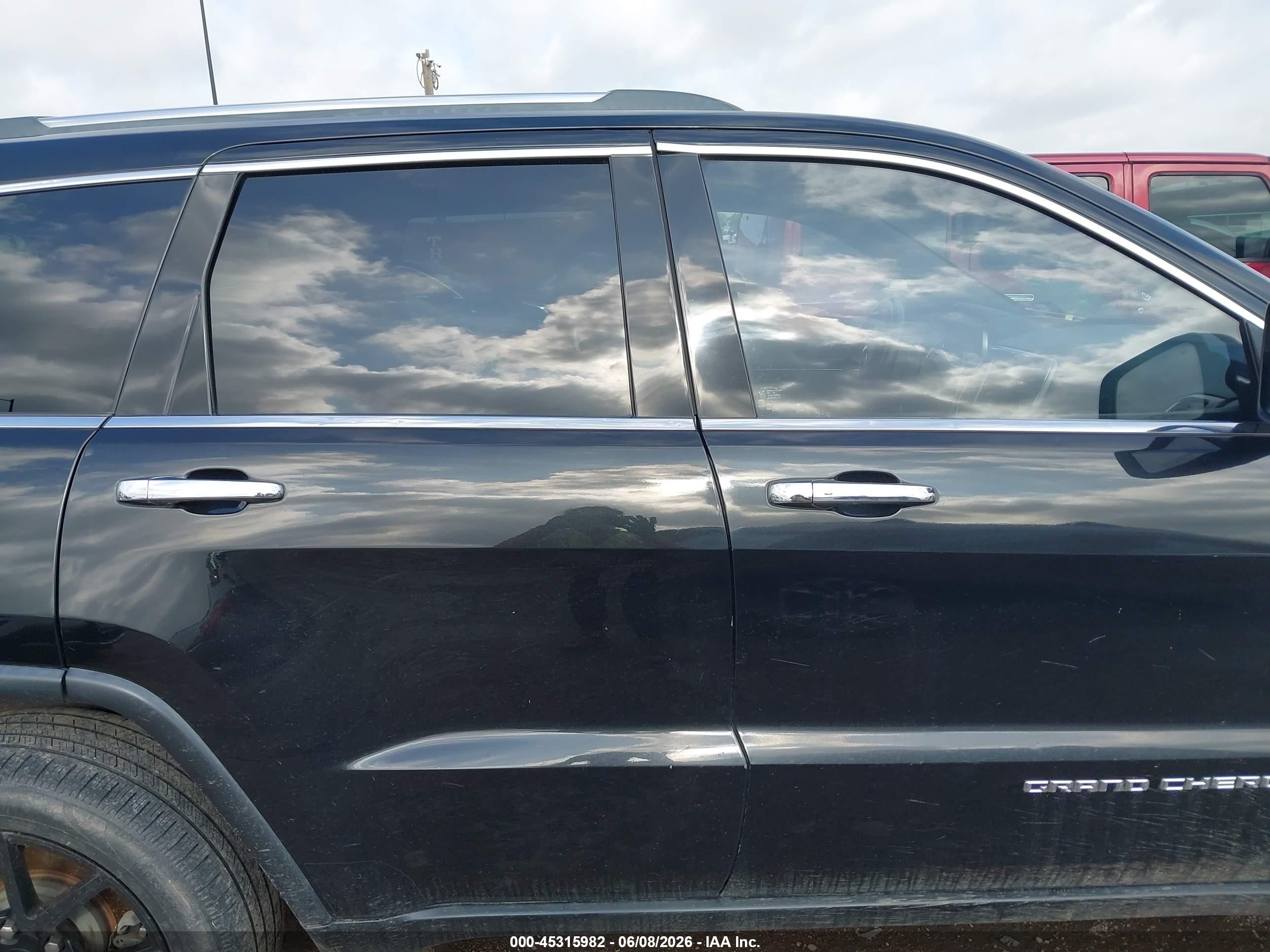 2015 Jeep Grand Cherokee Limited Black vin: 1C4RJEBG1FC220153
