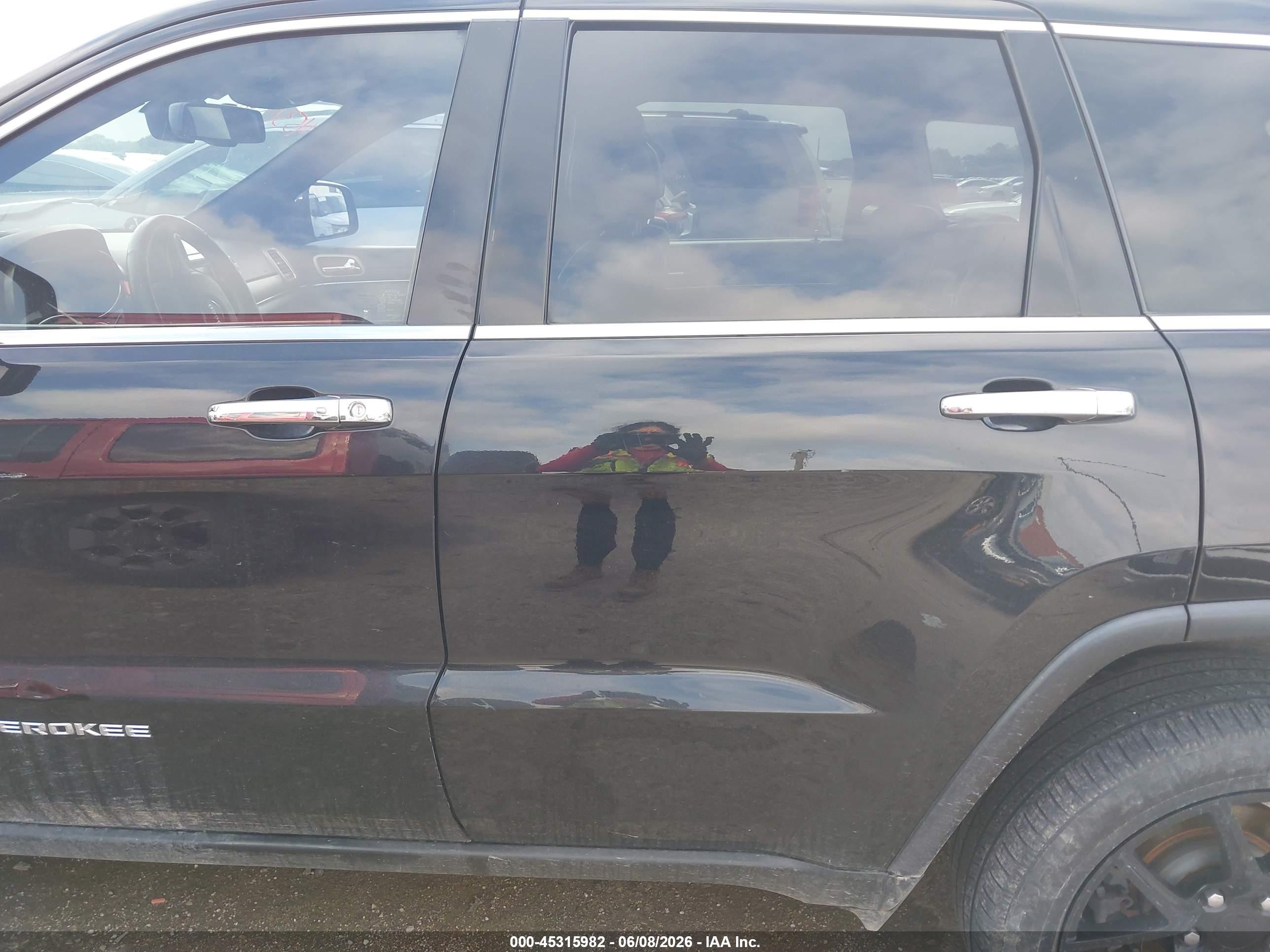 2015 Jeep Grand Cherokee Limited Black vin: 1C4RJEBG1FC220153
