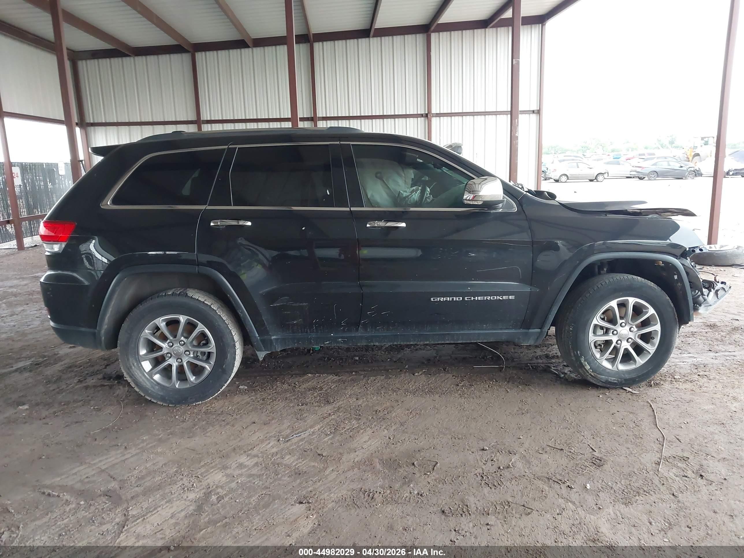 2015 Jeep Grand Cherokee Limited Black vin: 1C4RJEBG1FC231010
