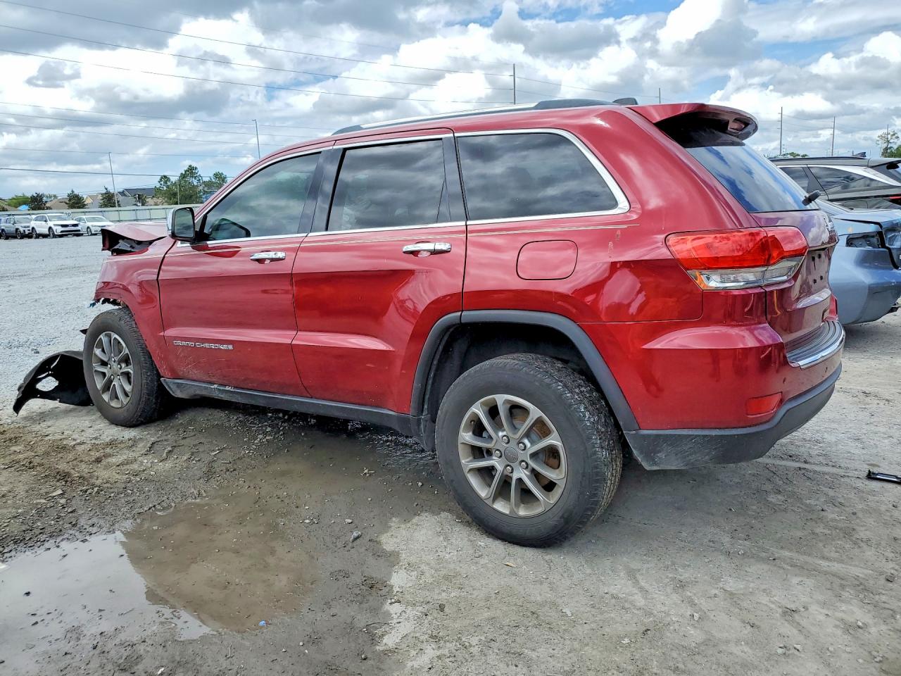 2015 Jeep Grand Cherokee Limited Red vin: 1C4RJEBG1FC616275