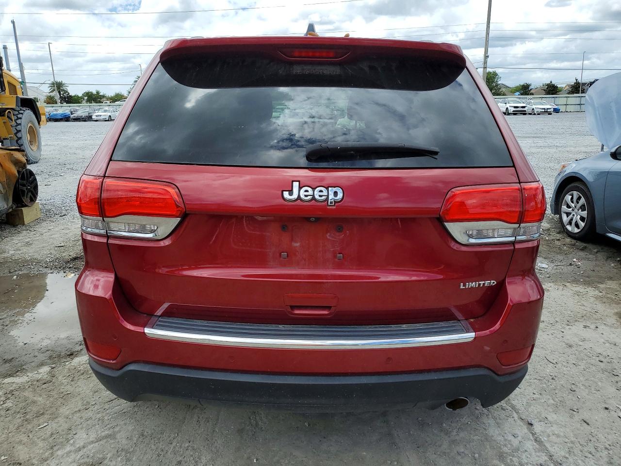 2015 Jeep Grand Cherokee Limited Red vin: 1C4RJEBG1FC616275
