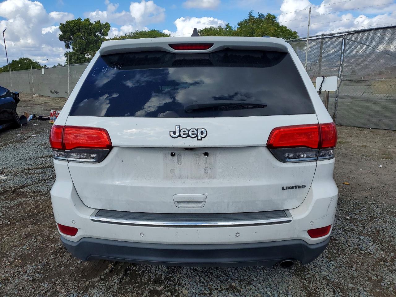 2015 Jeep Grand Cherokee Limited White vin: 1C4RJEBG1FC654461