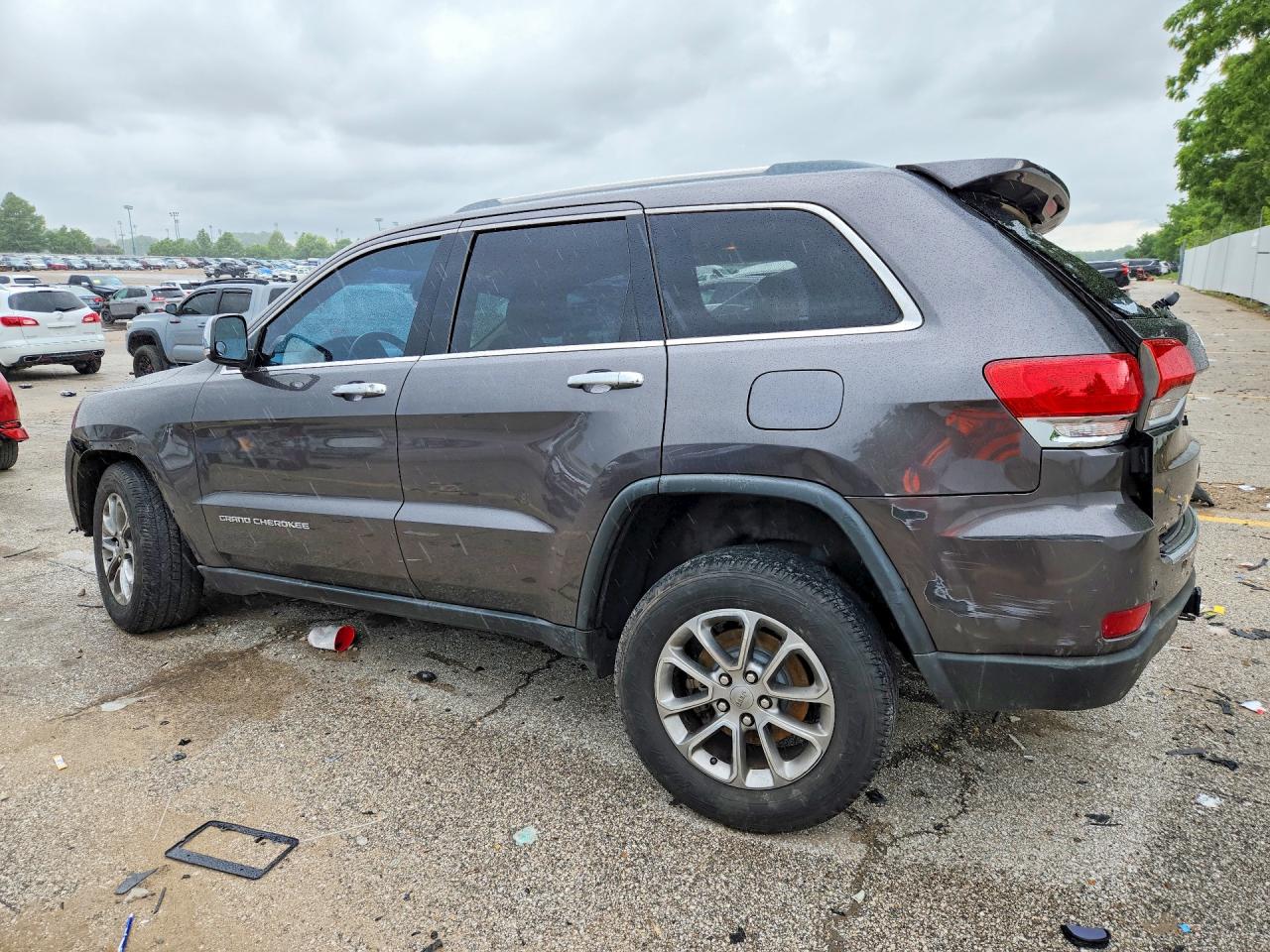 2015 Jeep Grand Cherokee Limited Gray vin: 1C4RJEBG1FC713959