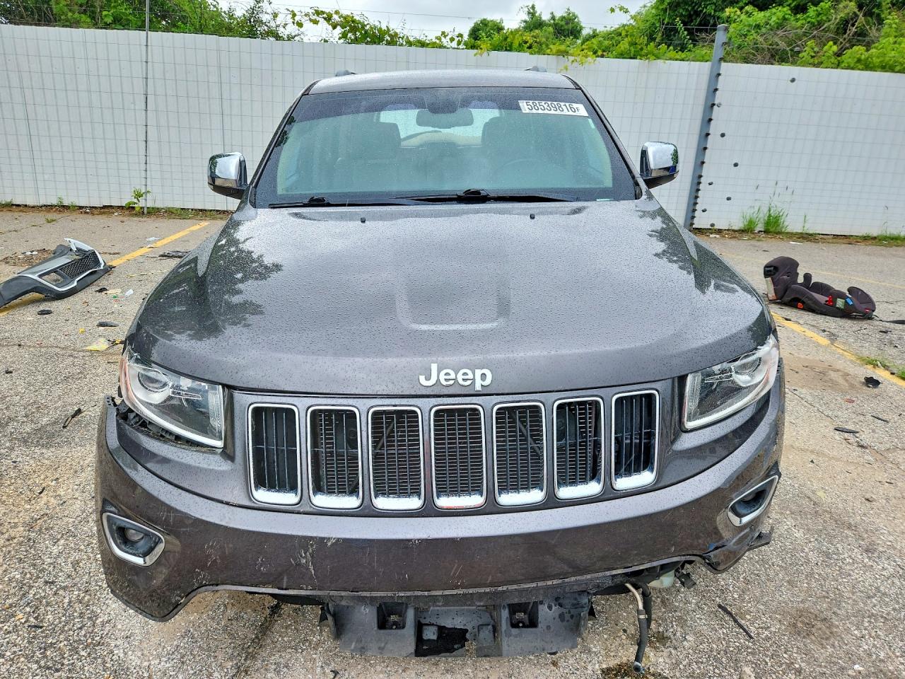 2015 Jeep Grand Cherokee Limited Gray vin: 1C4RJEBG1FC713959