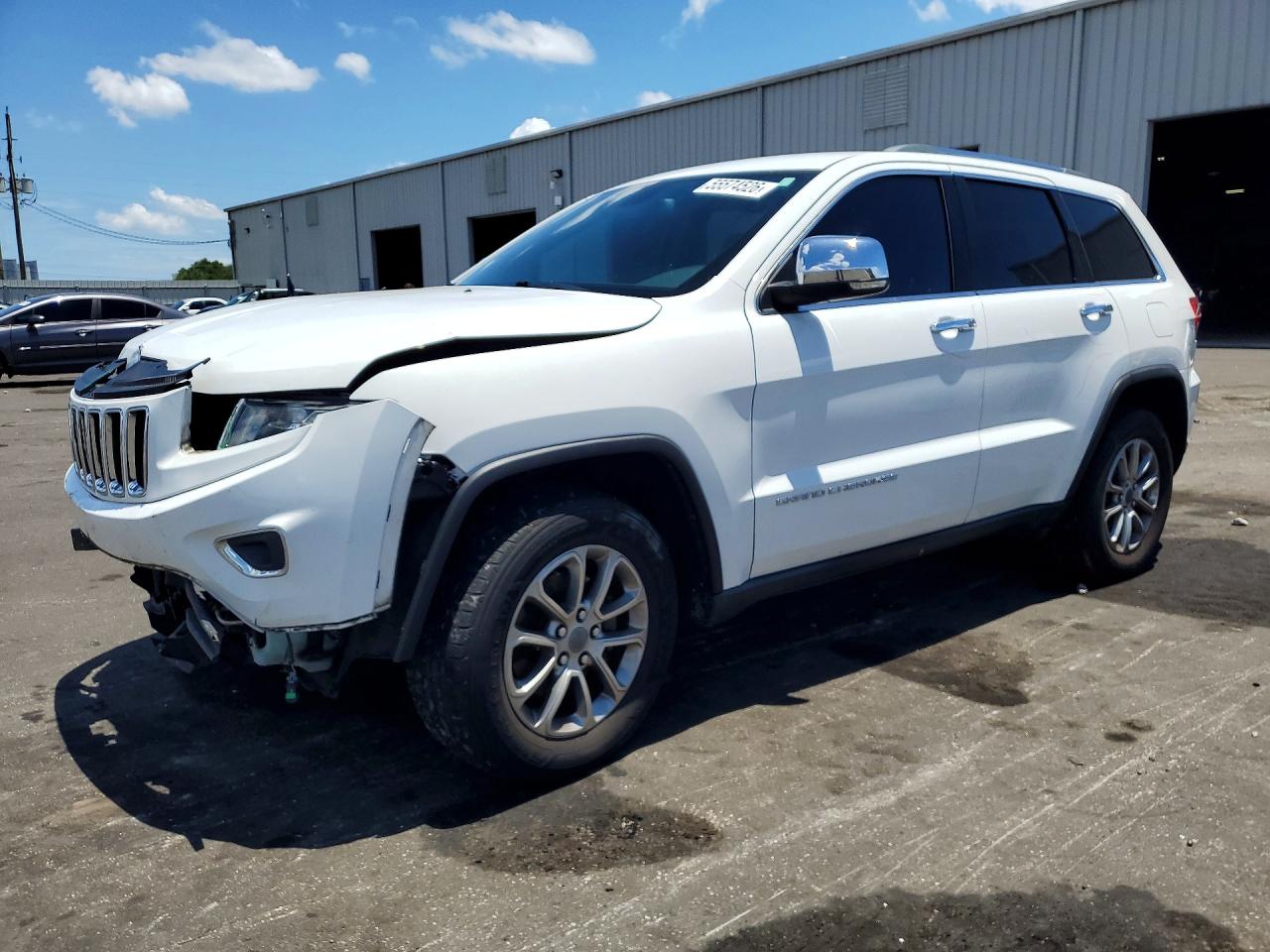 2015 Jeep Grand Cherokee Limited Белый vin: 1C4RJEBG1FC741115