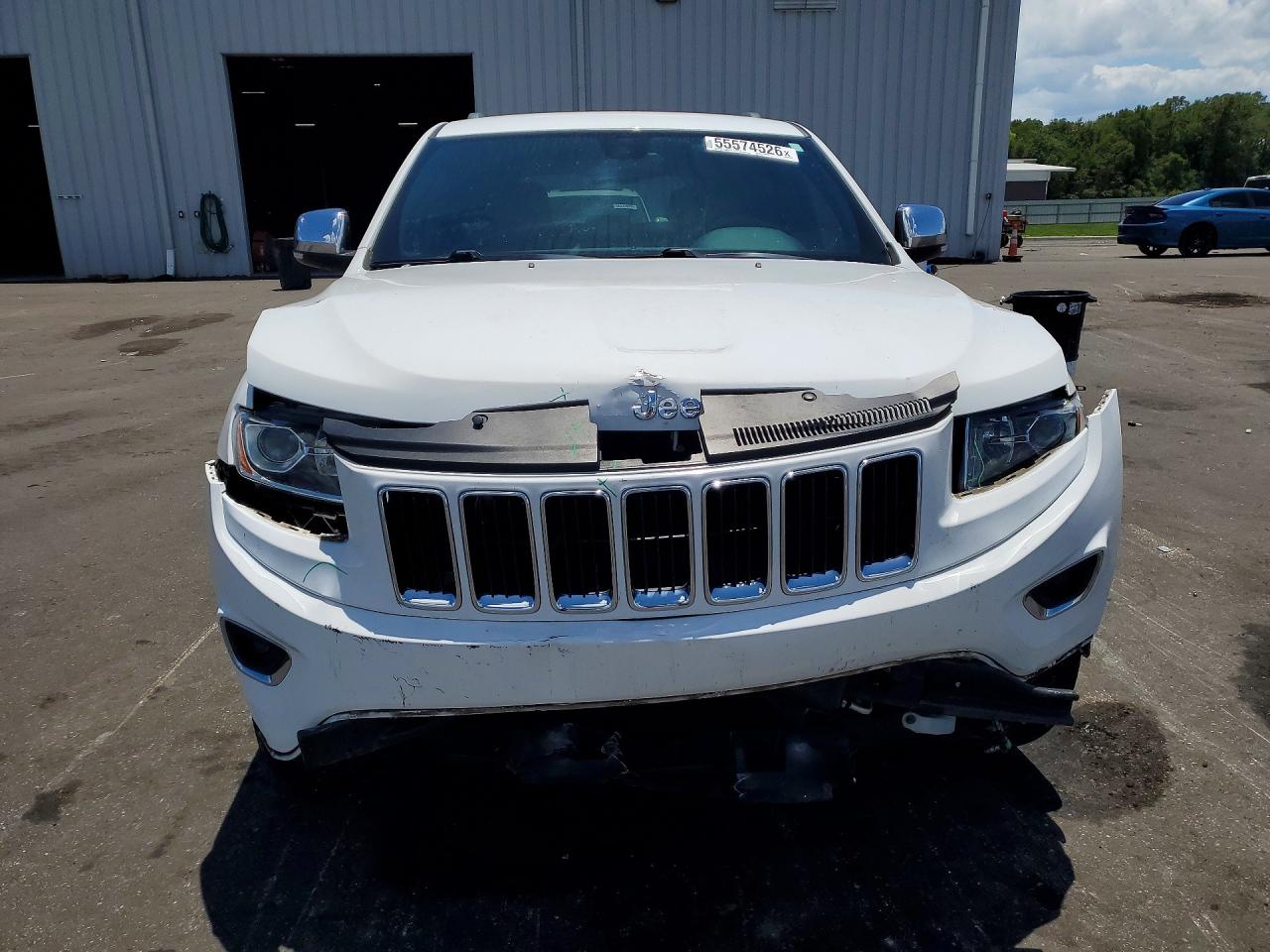 2015 Jeep Grand Cherokee Limited White vin: 1C4RJEBG1FC741115