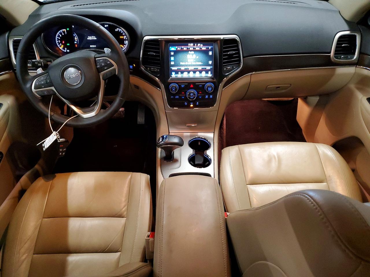 2015 Jeep Grand Cherokee Limited White vin: 1C4RJEBG1FC742619