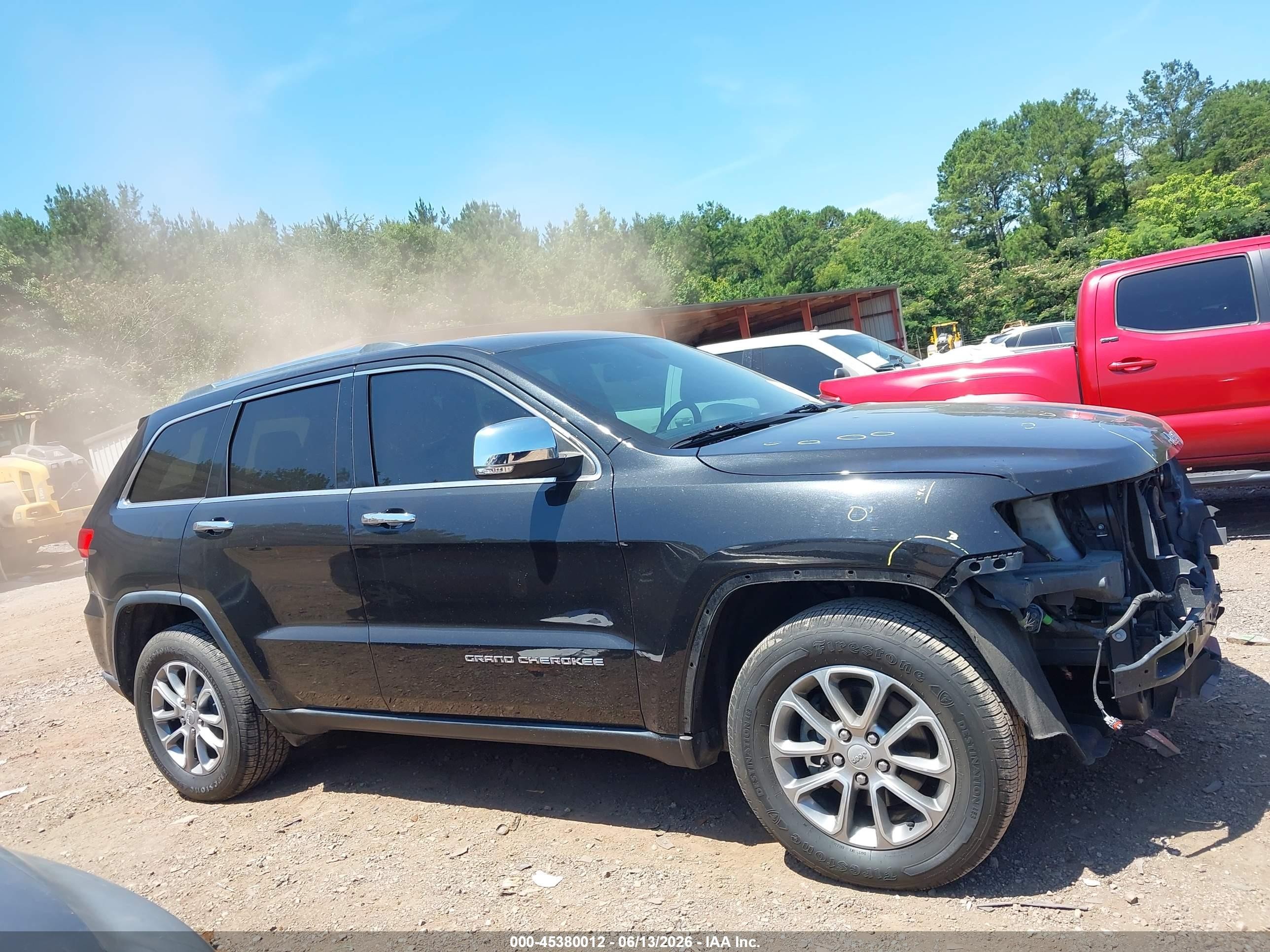 2015 Jeep Grand Cherokee Limited Black vin: 1C4RJEBG1FC754916