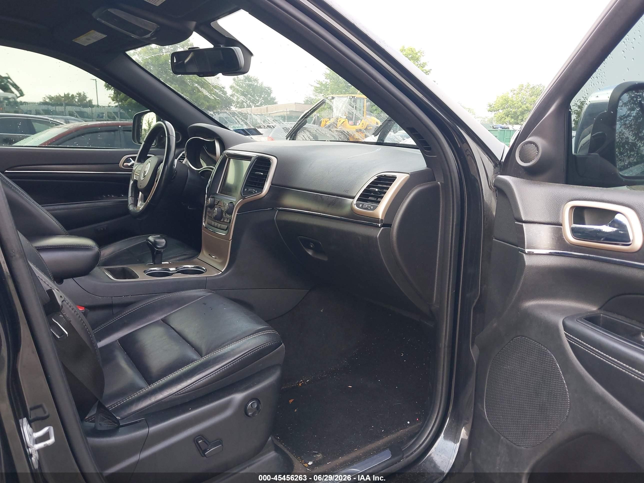 2015 Jeep Grand Cherokee Limited Black vin: 1C4RJEBG1FC763759