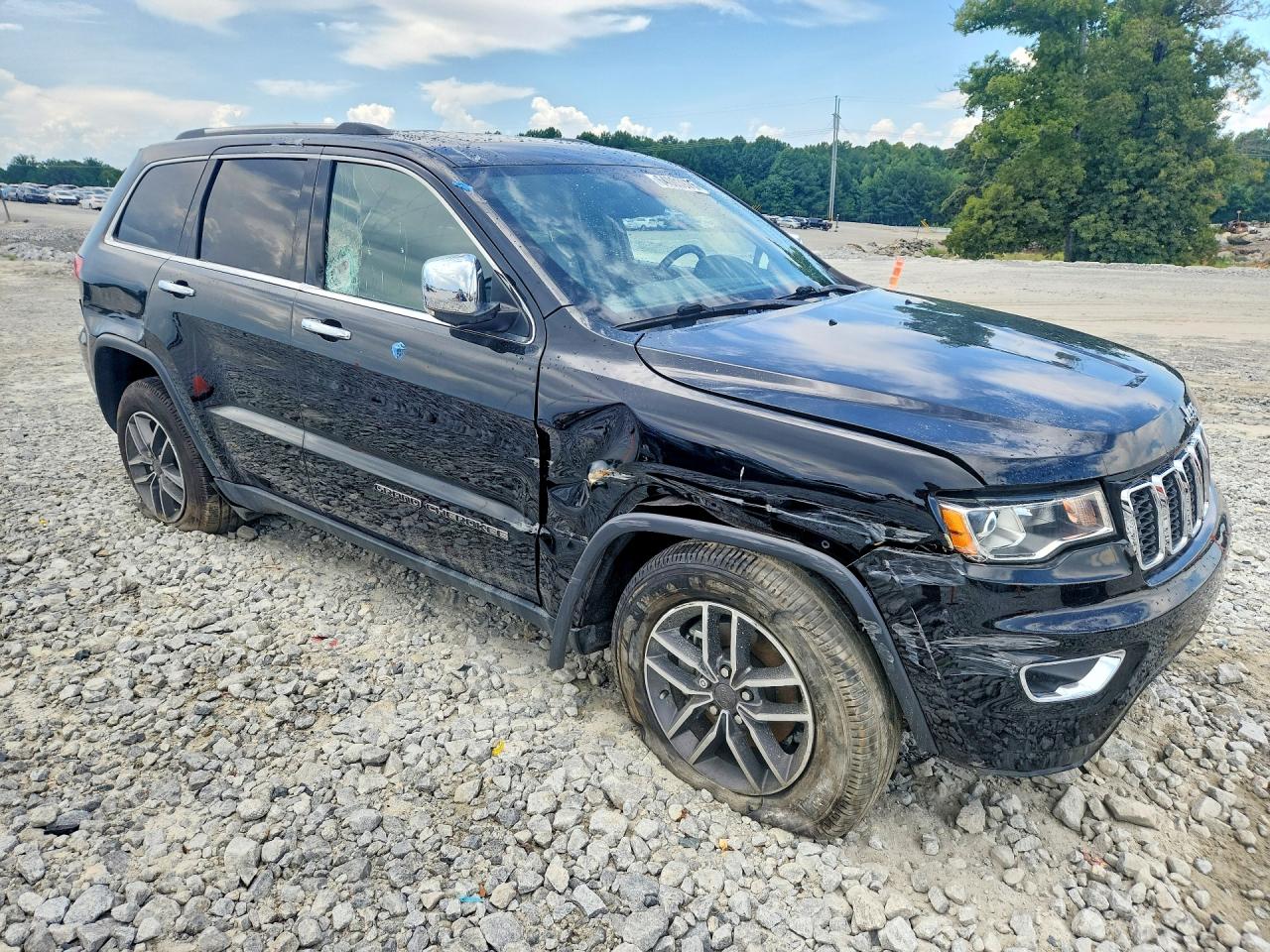 2019 Jeep Grand Cherokee Limited Черный vin: 1C4RJEBG1KC857313