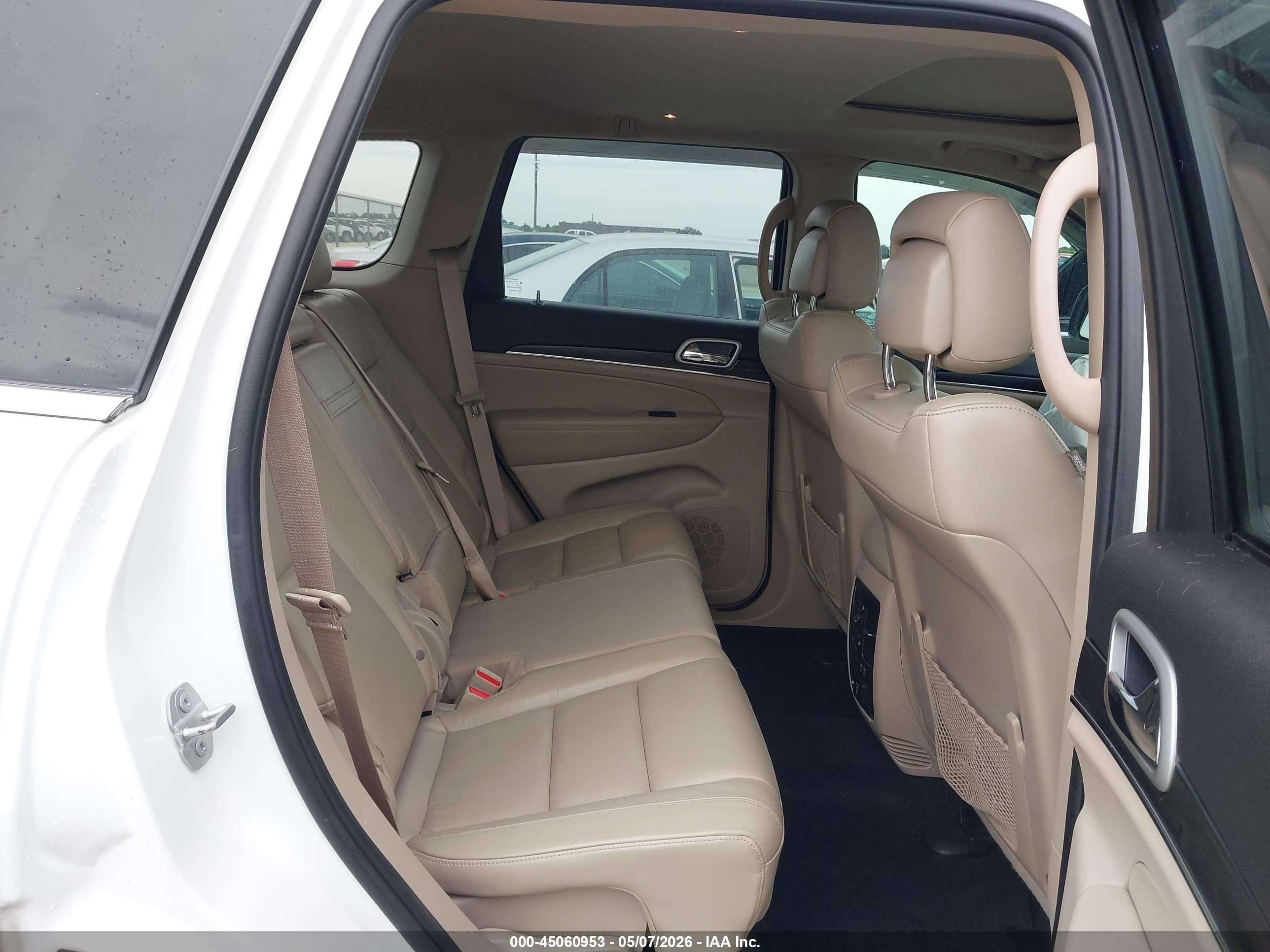 2021 Jeep Grand Cherokee Limited 4x2 White vin: 1C4RJEBG1MC873756