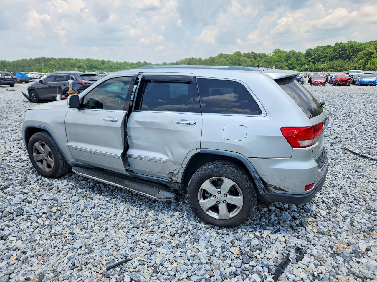 2012 Jeep Grand Cherokee Limited Silver vin: 1C4RJEBG2CC204362