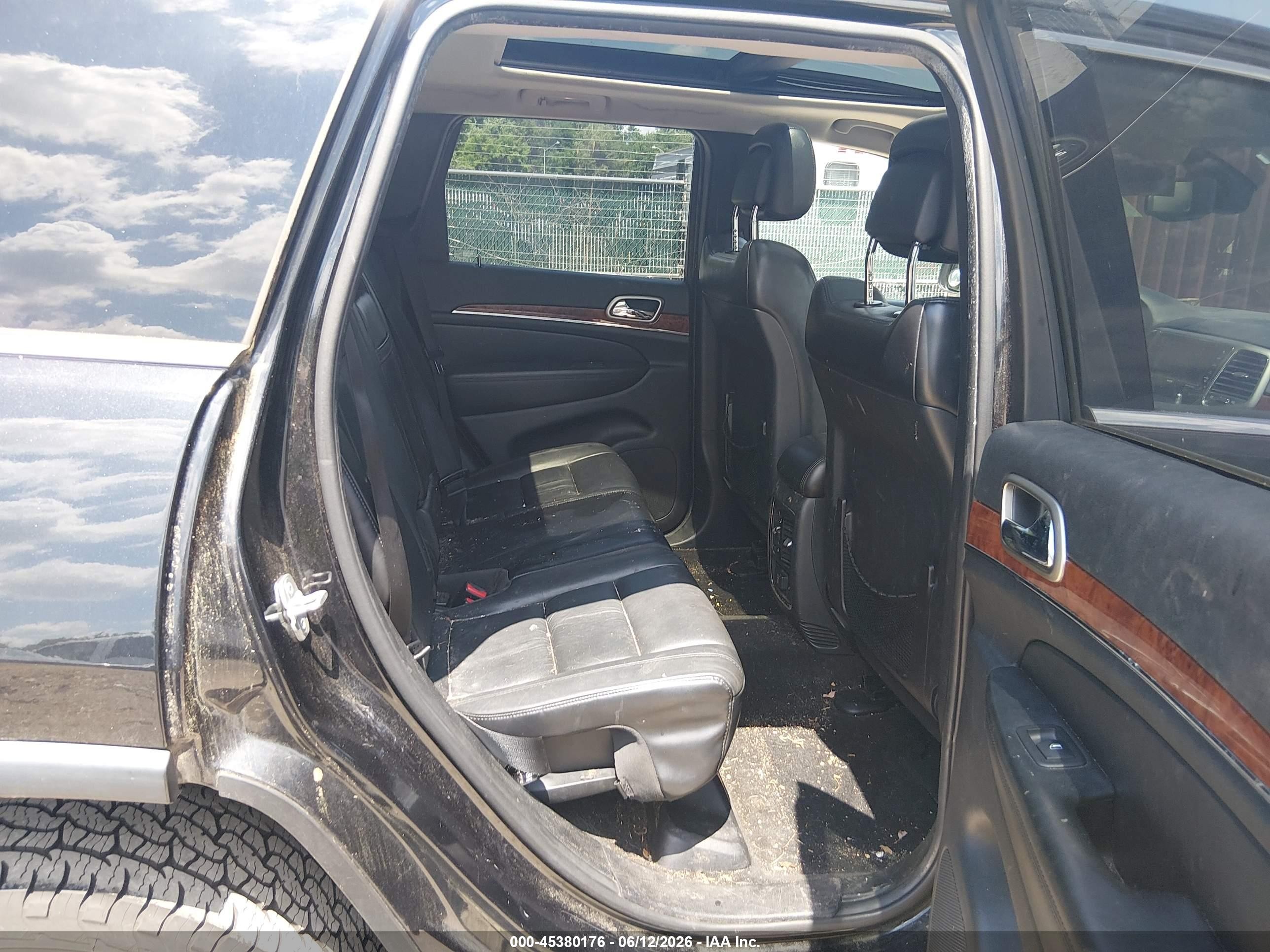2012 Jeep Grand Cherokee Limited Black vin: 1C4RJEBG2CC305160