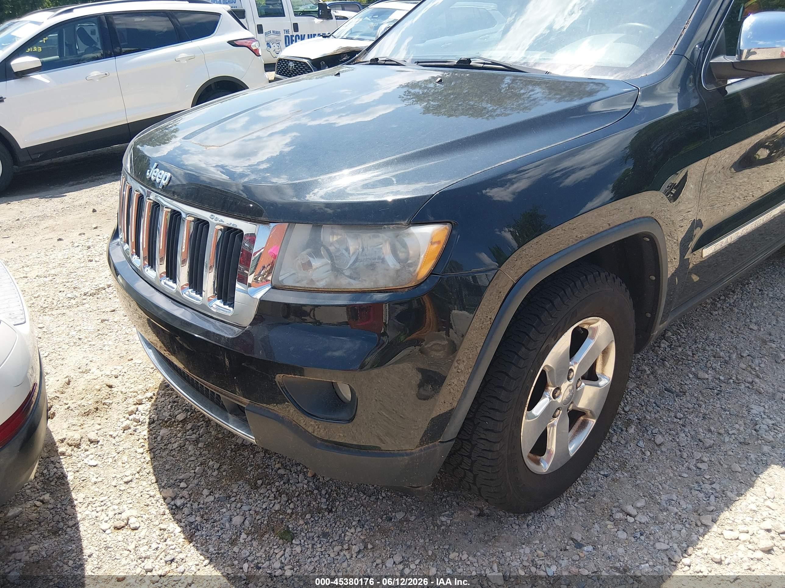 2012 Jeep Grand Cherokee Limited Black vin: 1C4RJEBG2CC305160