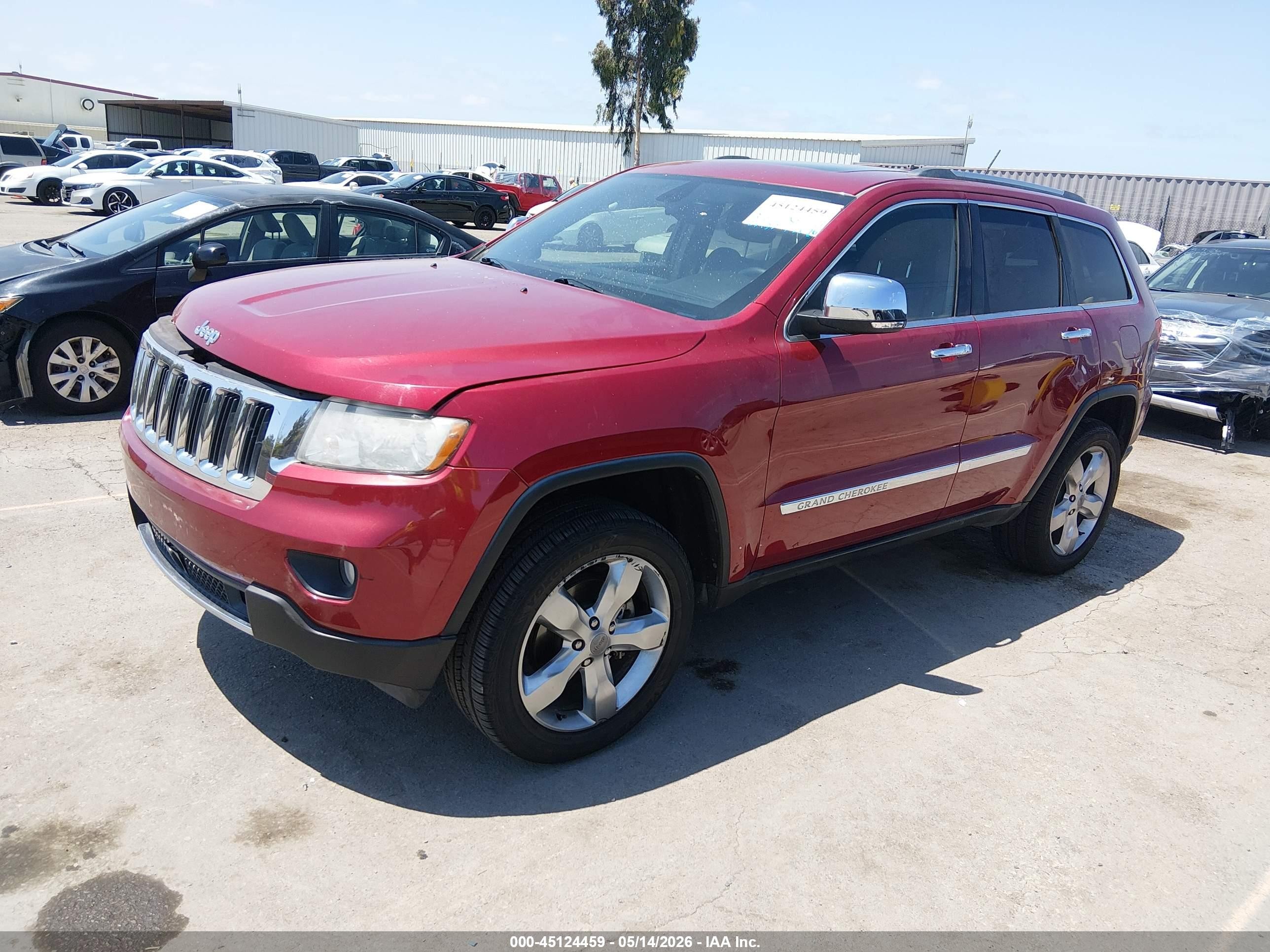 2013 Jeep Grand Cherokee Limited Burgundy vin: 1C4RJEBG2DC606402