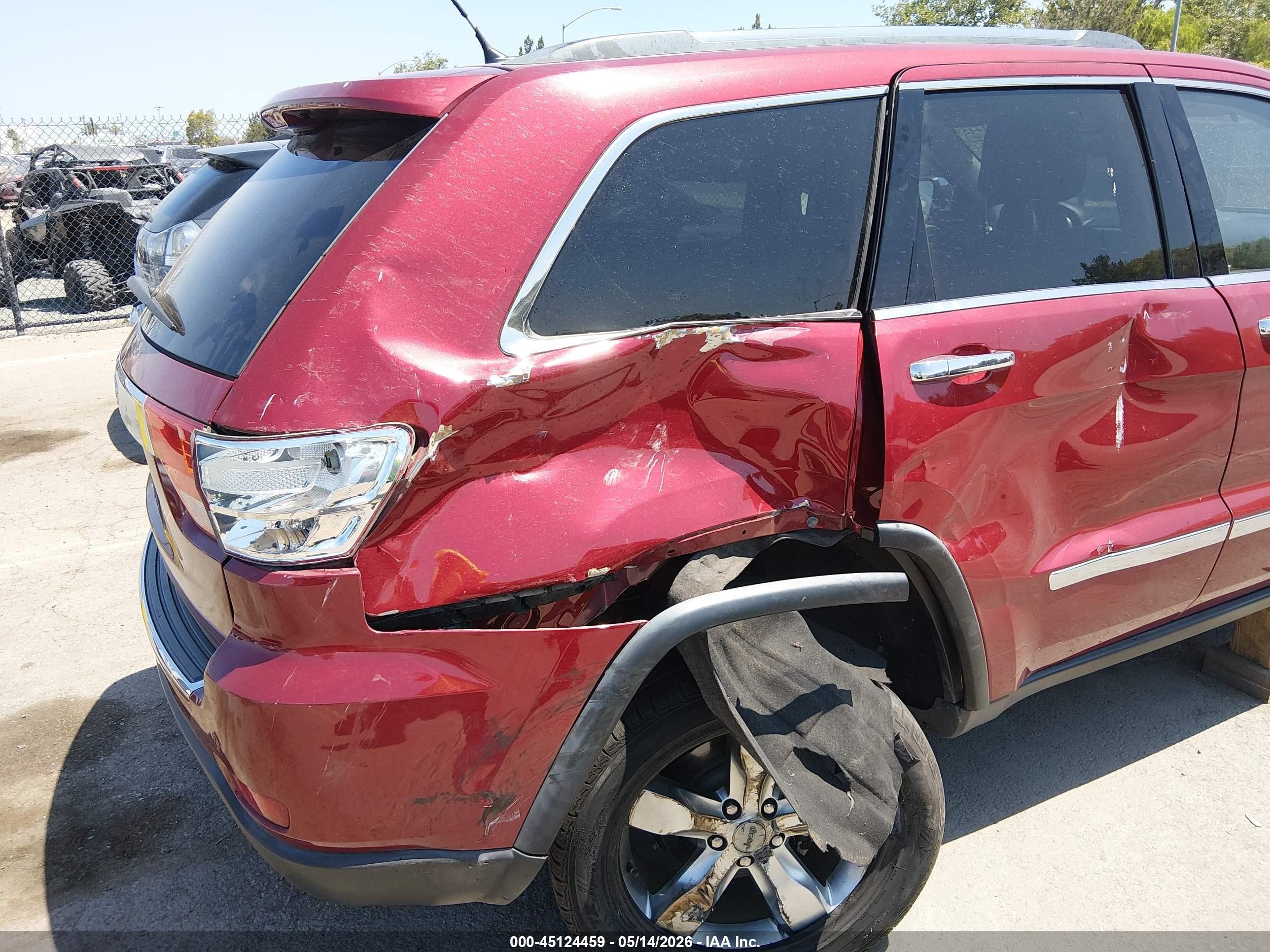 2013 Jeep Grand Cherokee Limited Burgundy vin: 1C4RJEBG2DC606402