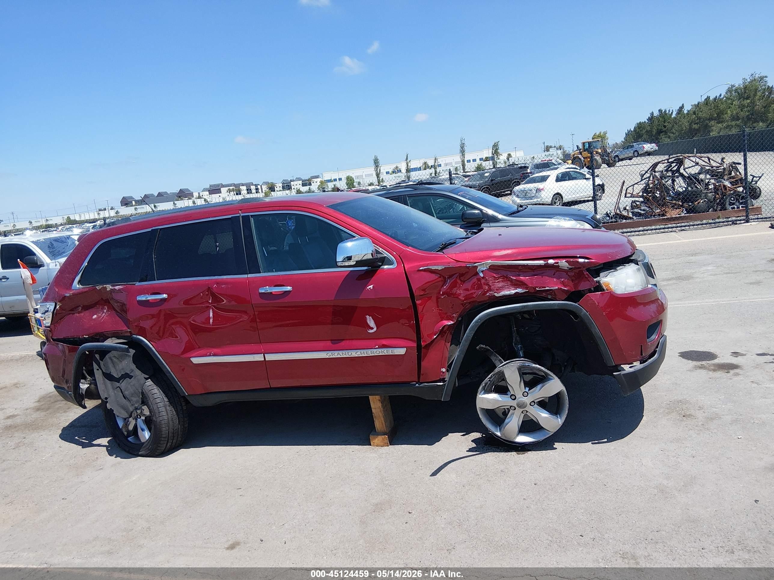 2013 Jeep Grand Cherokee Limited Burgundy vin: 1C4RJEBG2DC606402