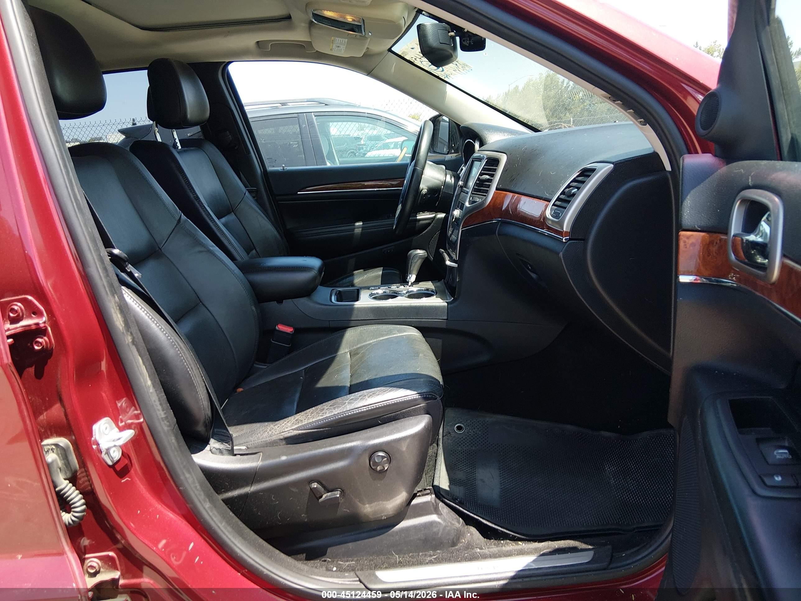 2013 Jeep Grand Cherokee Limited Burgundy vin: 1C4RJEBG2DC606402