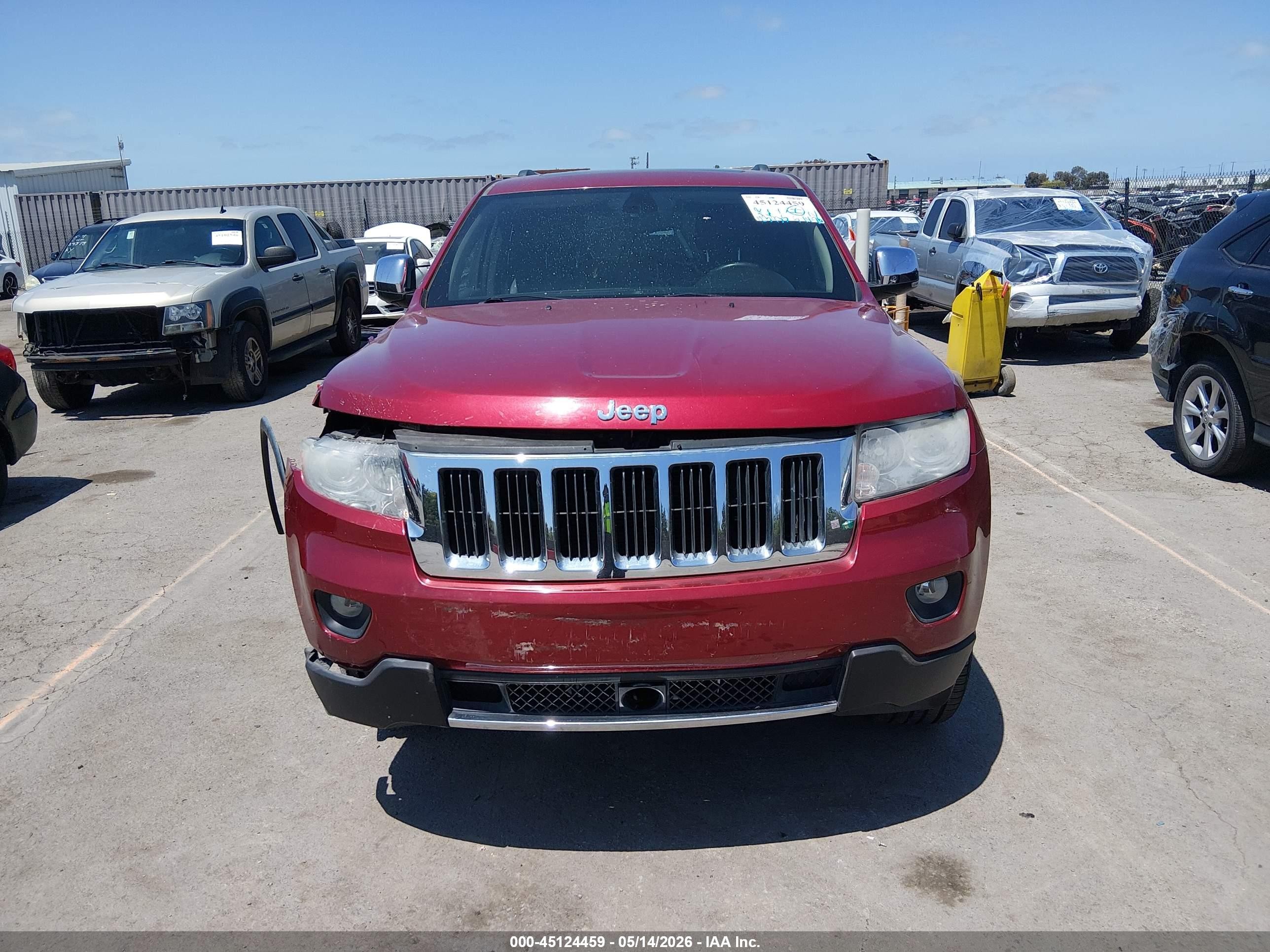 2013 Jeep Grand Cherokee Limited Burgundy vin: 1C4RJEBG2DC606402