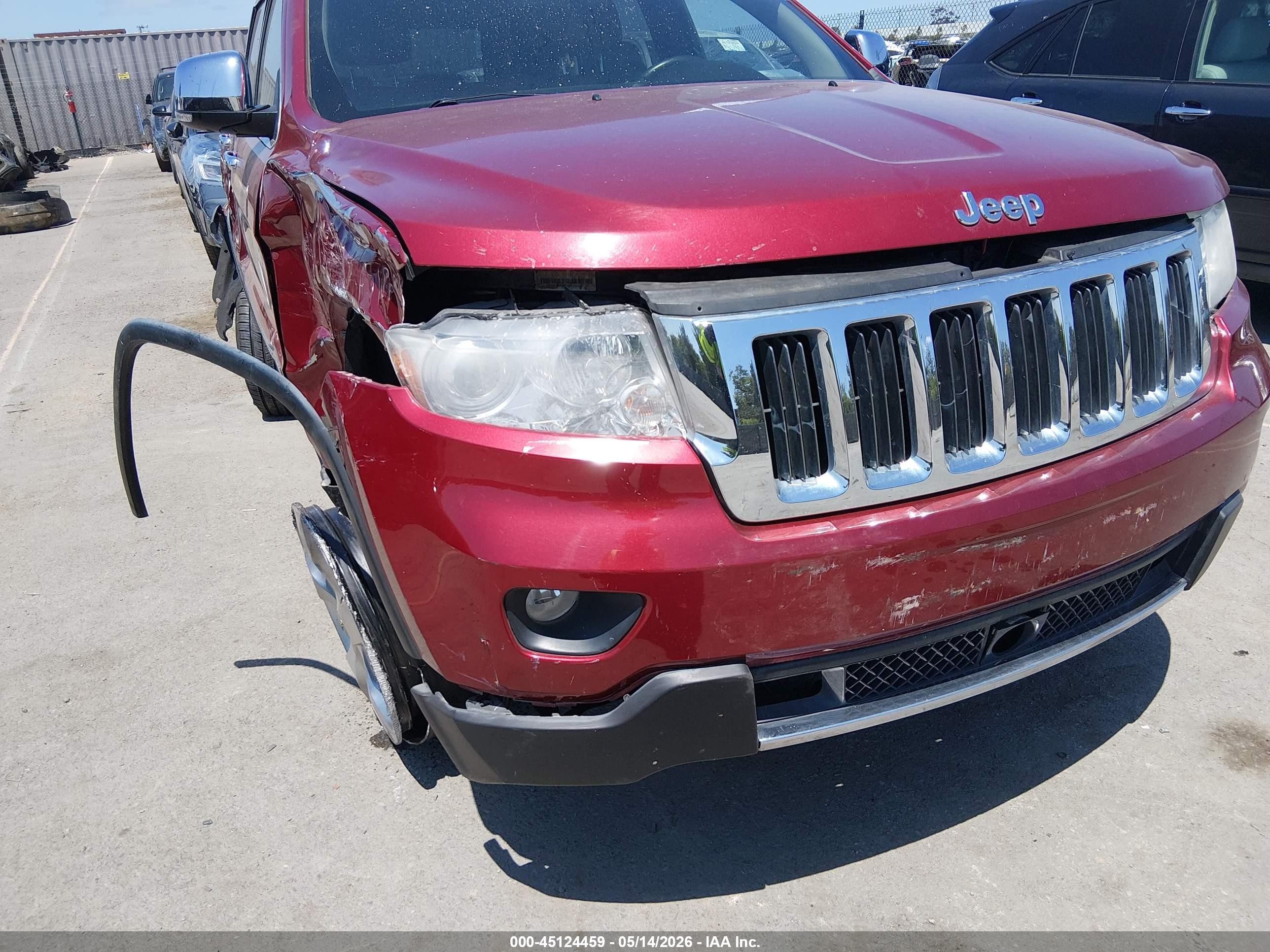 2013 Jeep Grand Cherokee Limited Burgundy vin: 1C4RJEBG2DC606402