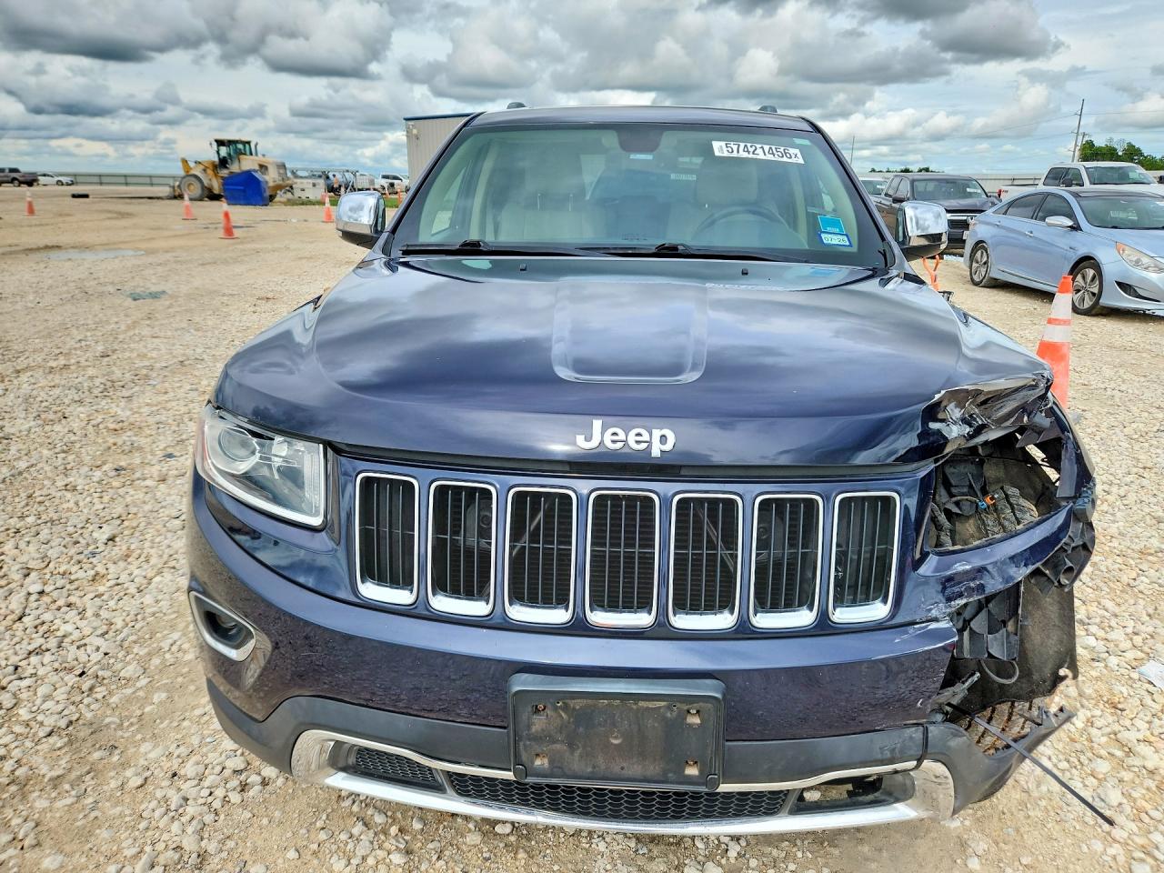 2014 Jeep Grand Cherokee Limited Blue vin: 1C4RJEBG2EC138060