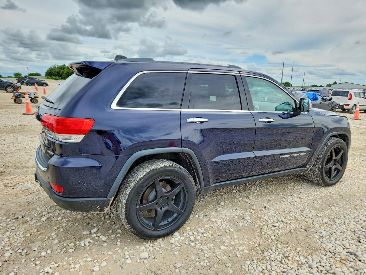 2014 Jeep Grand Cherokee Limited Blue vin: 1C4RJEBG2EC138060