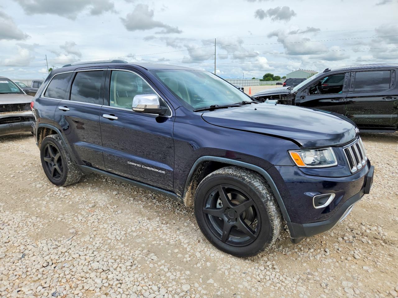 2014 Jeep Grand Cherokee Limited Blue vin: 1C4RJEBG2EC138060