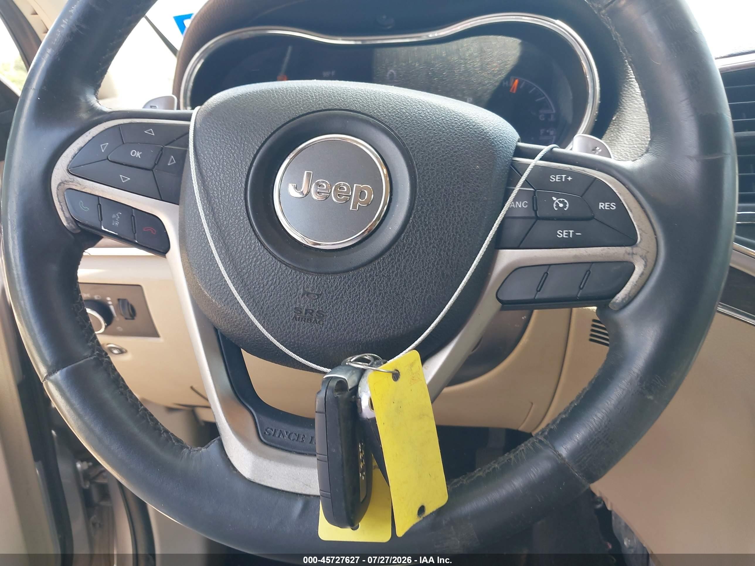 2014 Jeep Grand Cherokee Limited Silver vin: 1C4RJEBG2EC173729