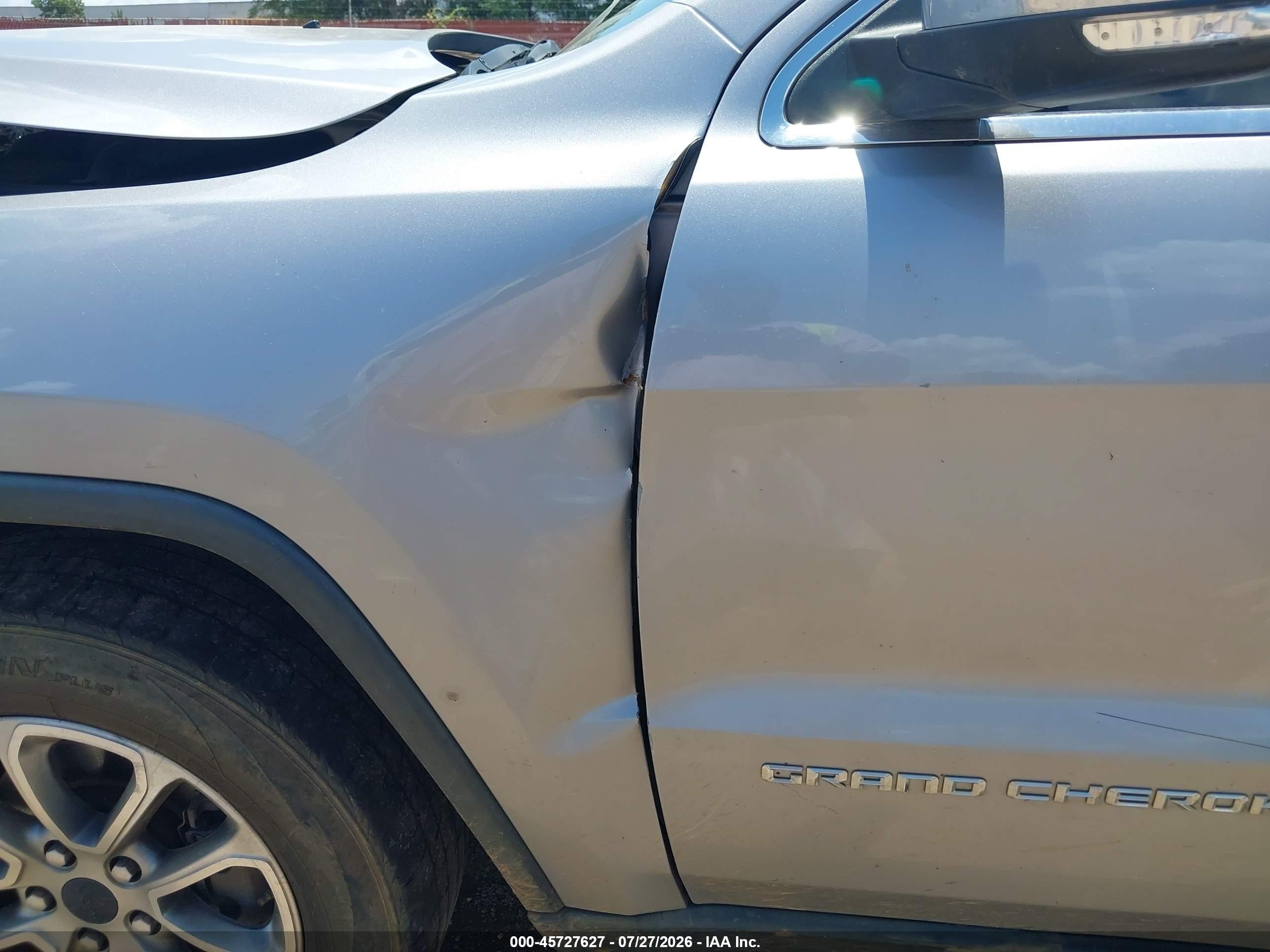 2014 Jeep Grand Cherokee Limited Silver vin: 1C4RJEBG2EC173729