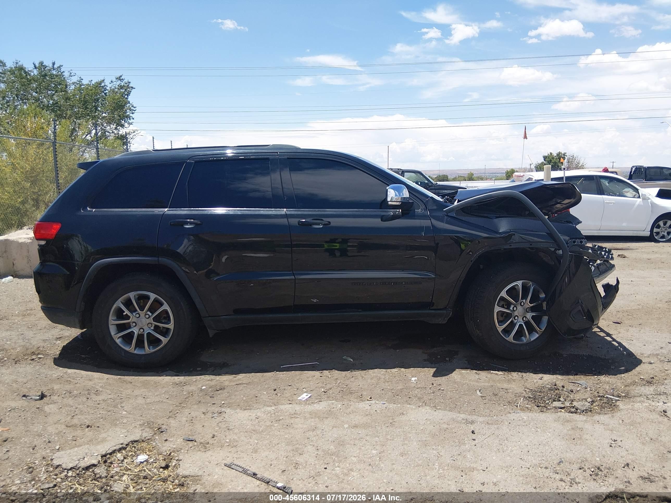 2014 Jeep Grand Cherokee Limited Black vin: 1C4RJEBG2EC303654