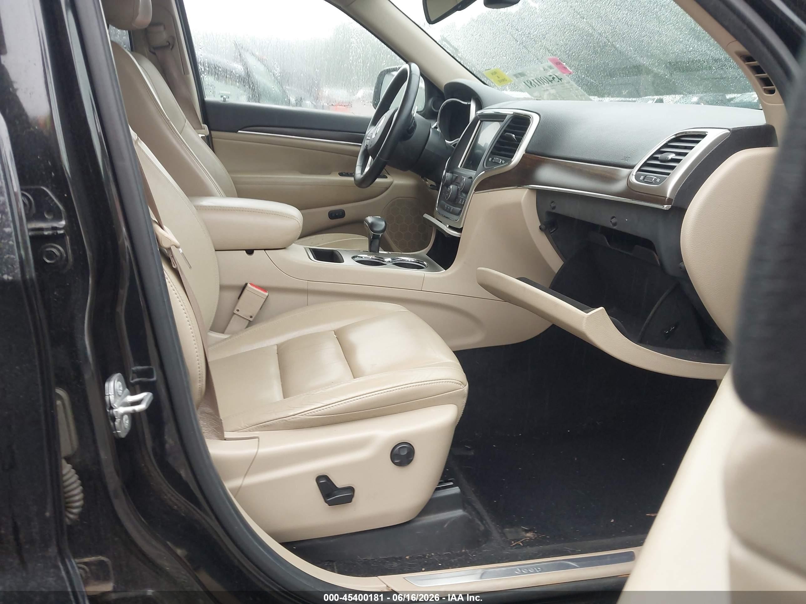 2014 Jeep Grand Cherokee Limited Black vin: 1C4RJEBG2EC336511