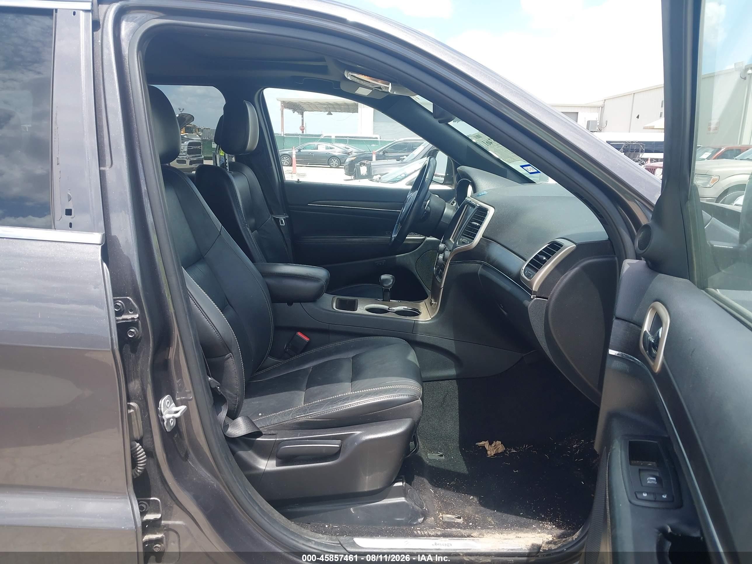 2014 Jeep Grand Cherokee Limited Gray vin: 1C4RJEBG2EC529290