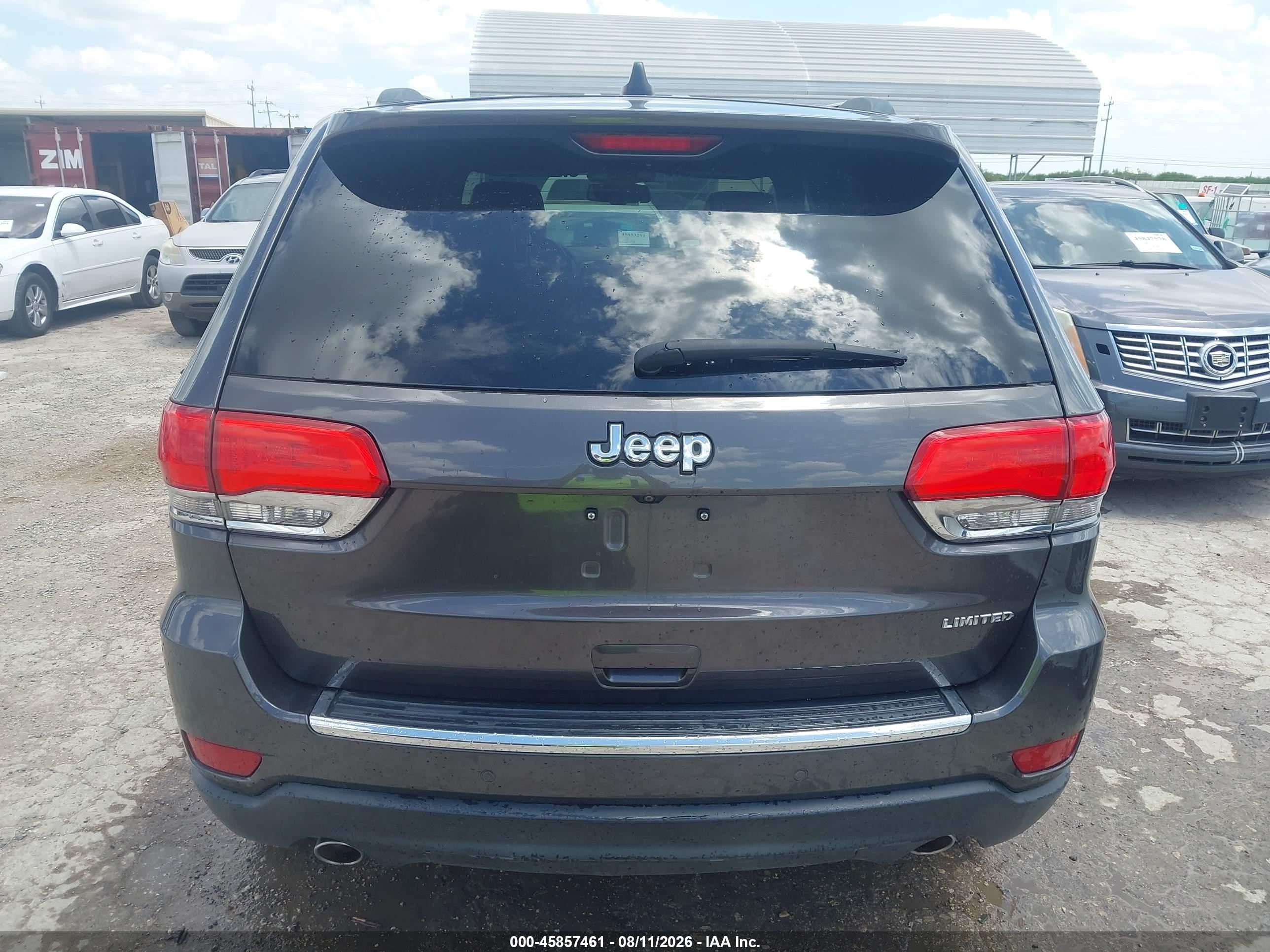 2014 Jeep Grand Cherokee Limited Gray vin: 1C4RJEBG2EC529290