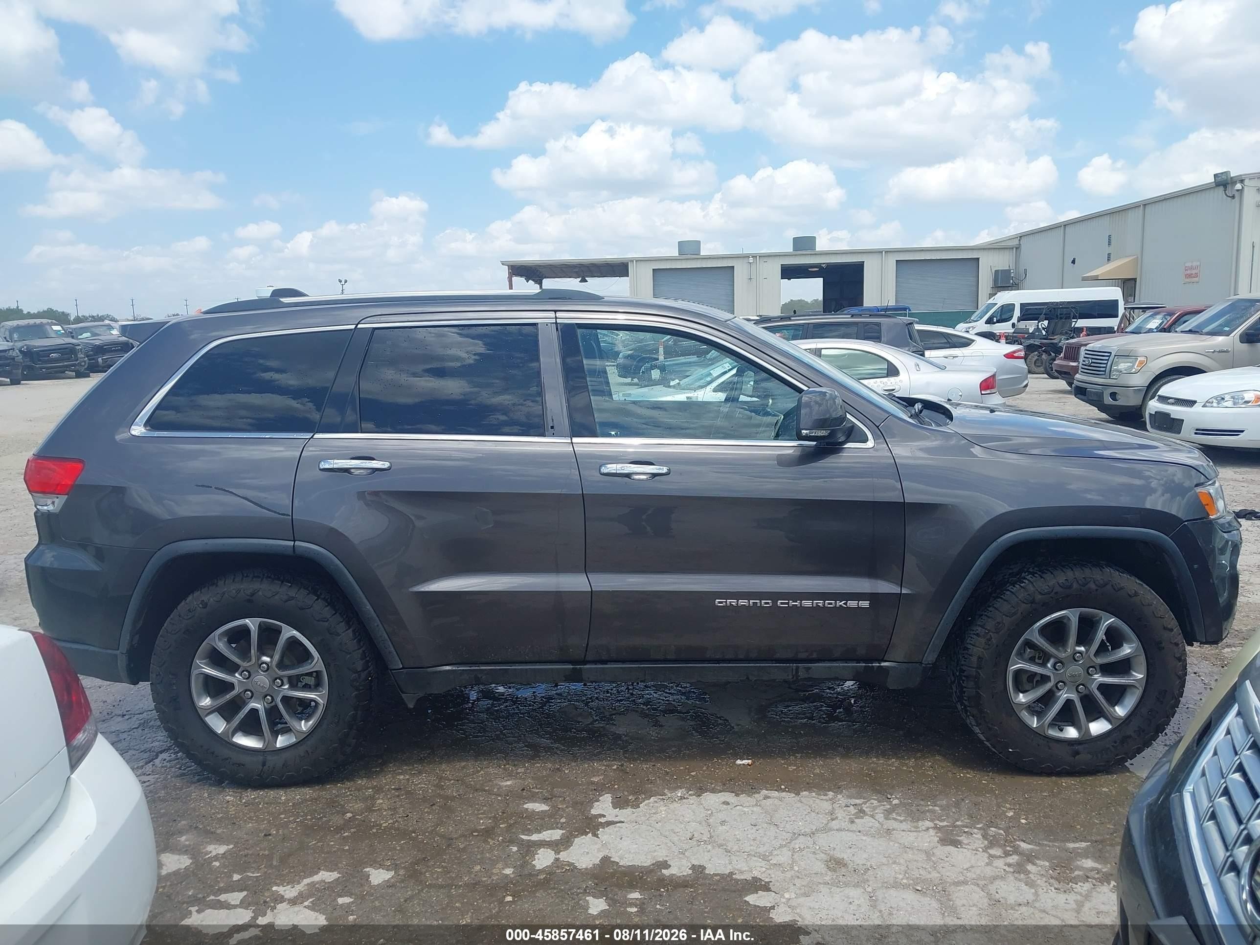 2014 Jeep Grand Cherokee Limited Gray vin: 1C4RJEBG2EC529290