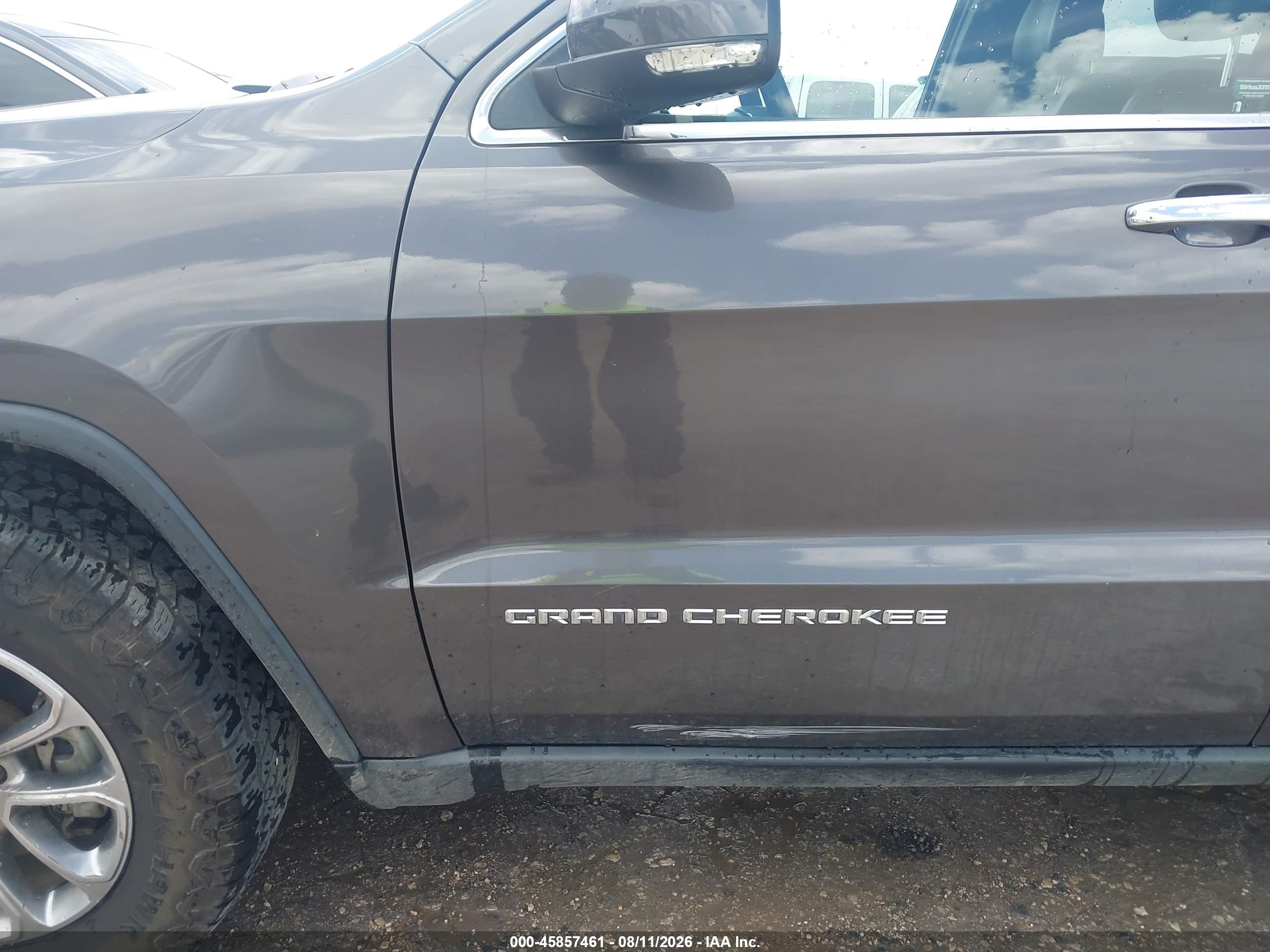 2014 Jeep Grand Cherokee Limited Gray vin: 1C4RJEBG2EC529290