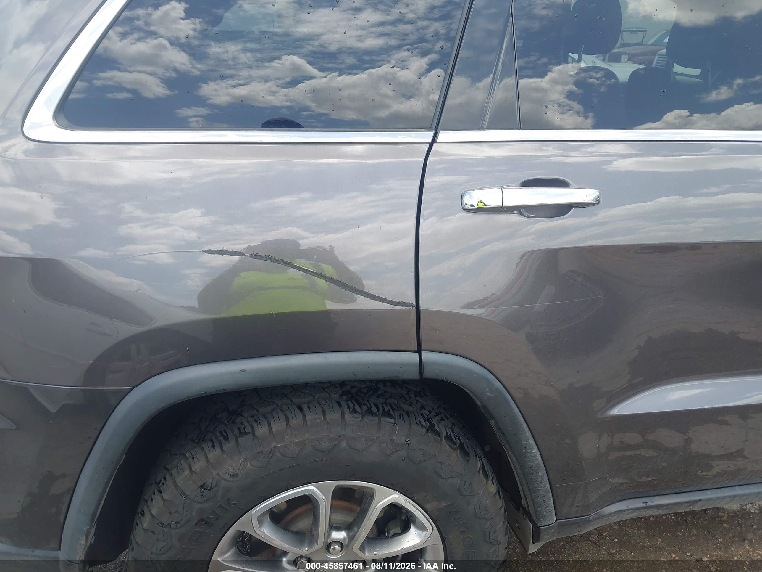 2014 Jeep Grand Cherokee Limited Gray vin: 1C4RJEBG2EC529290