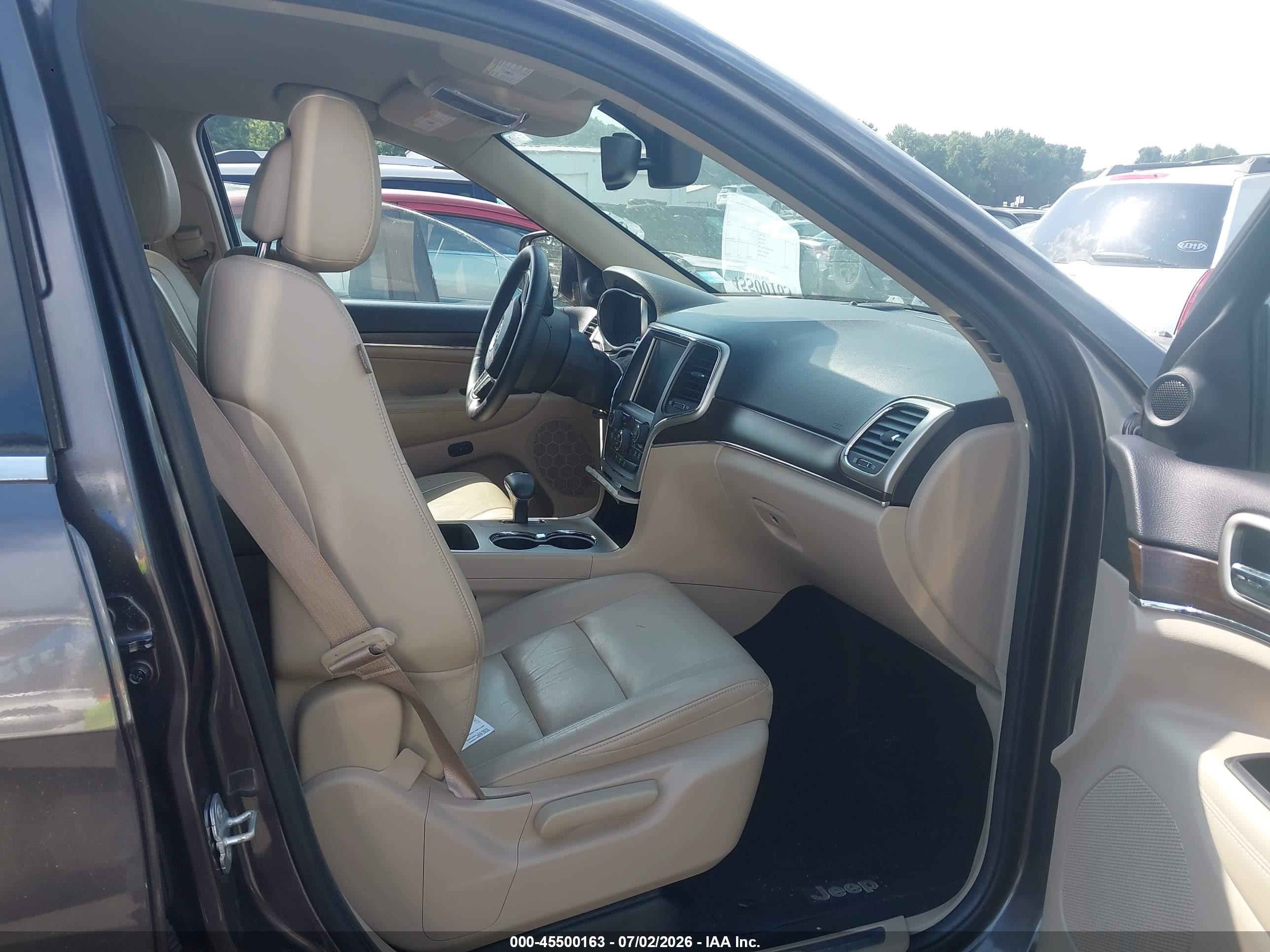 2014 Jeep Grand Cherokee Limited Gray vin: 1C4RJEBG2EC542878