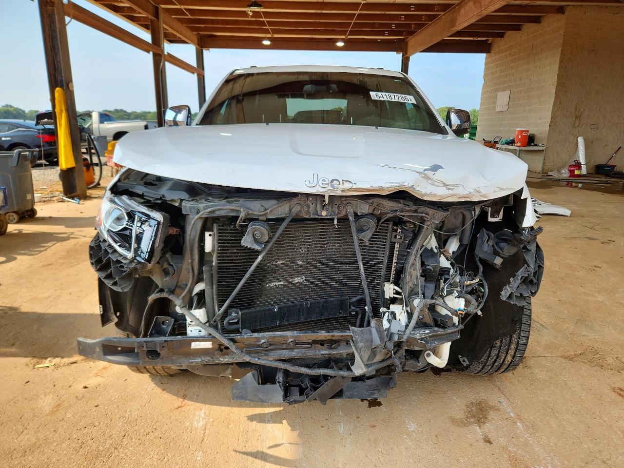 2015 Jeep Grand Cherokee Limited White vin: 1C4RJEBG2FC218573