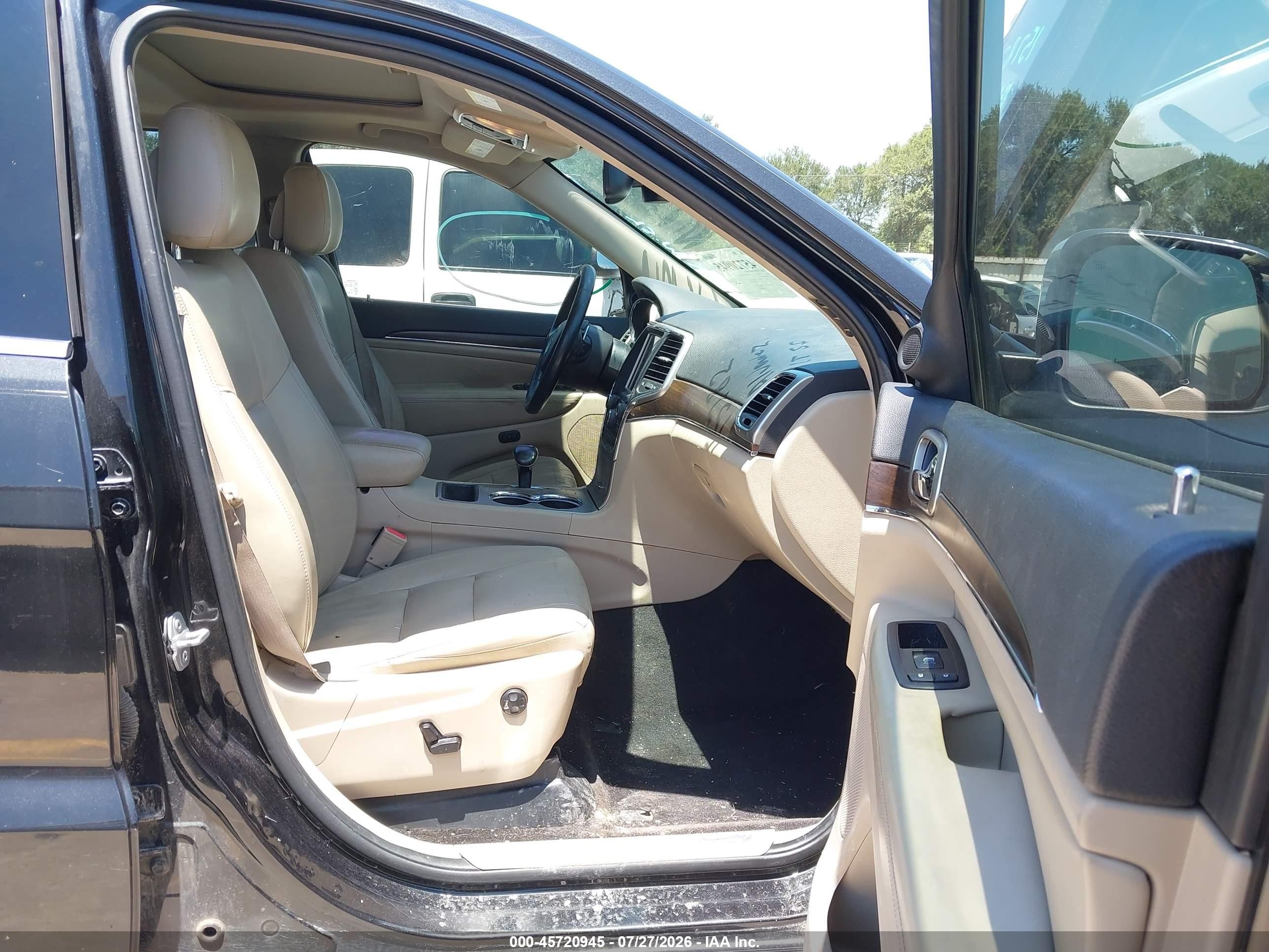 2015 Jeep Grand Cherokee Limited Black vin: 1C4RJEBG2FC614793
