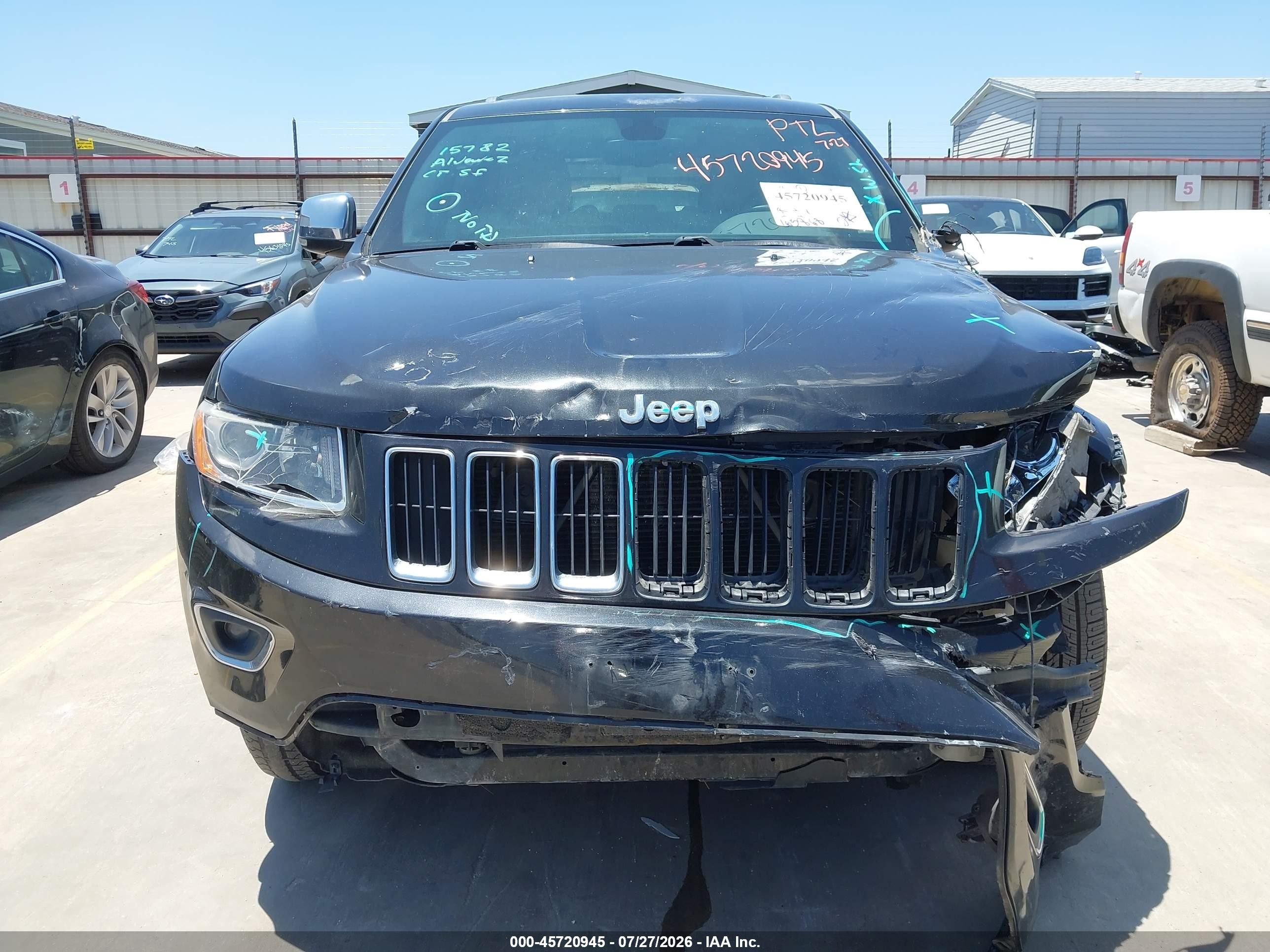 2015 Jeep Grand Cherokee Limited Black vin: 1C4RJEBG2FC614793