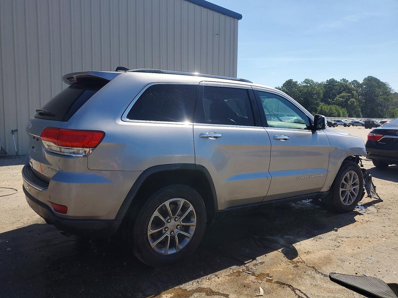 2015 Jeep Grand Cherokee Limited Gray vin: 1C4RJEBG2FC708754