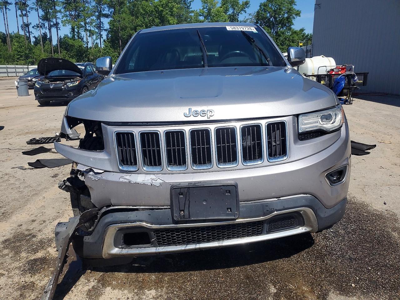 2015 Jeep Grand Cherokee Limited Gray vin: 1C4RJEBG2FC708754