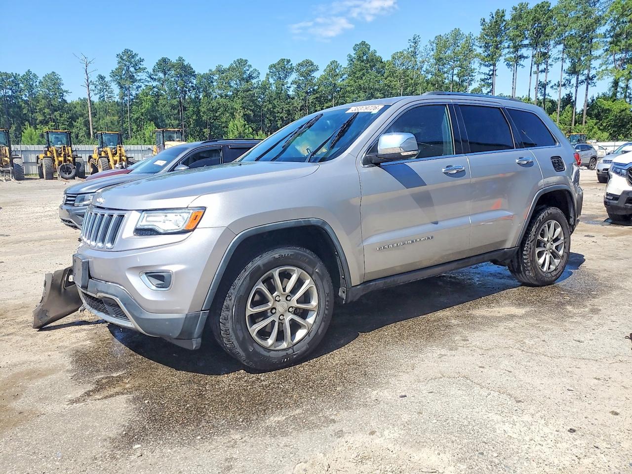 2015 Jeep Grand Cherokee Limited Gray vin: 1C4RJEBG2FC708754