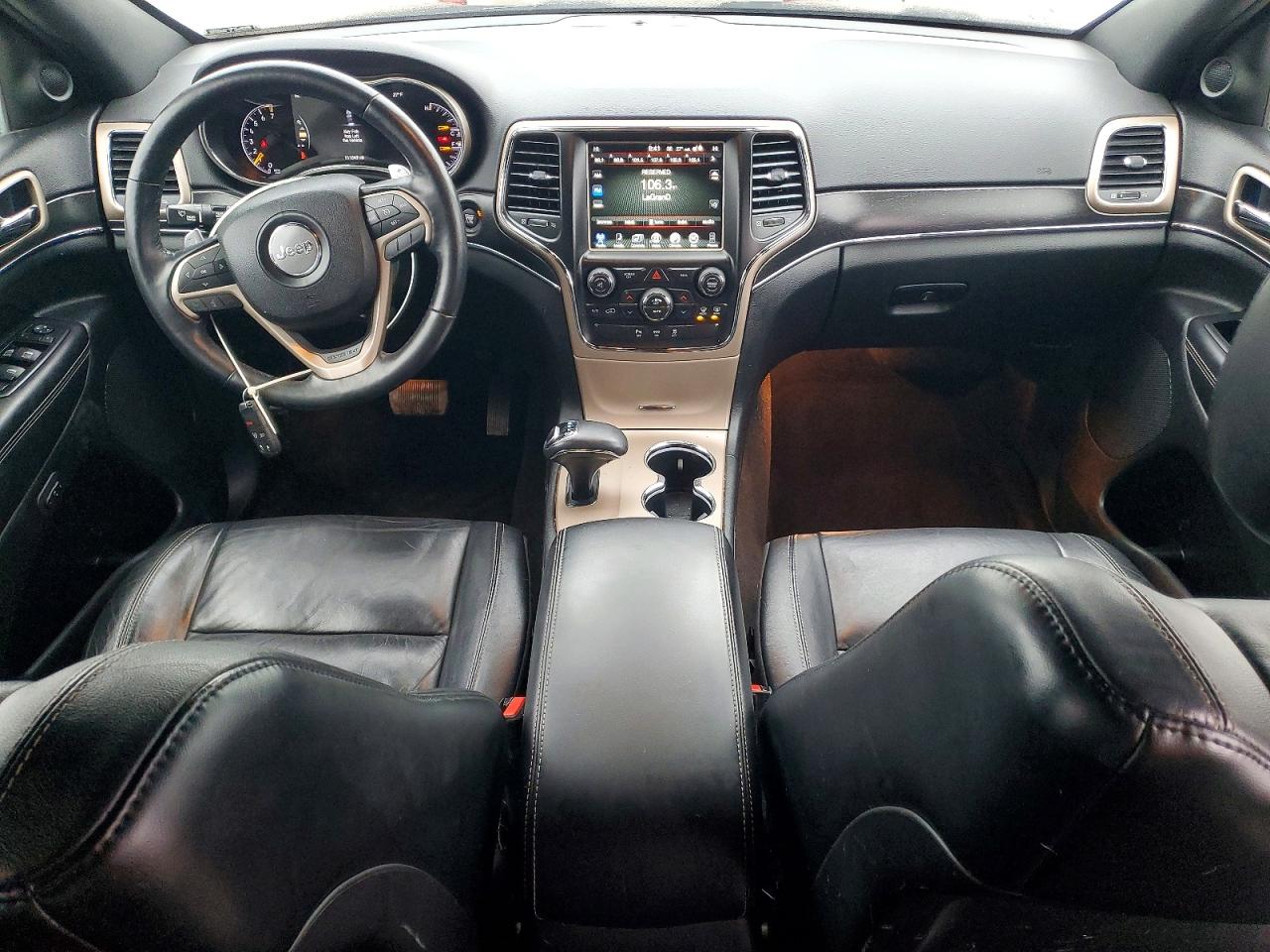 2015 Jeep Grand Cherokee Limited White vin: 1C4RJEBG2FC742712