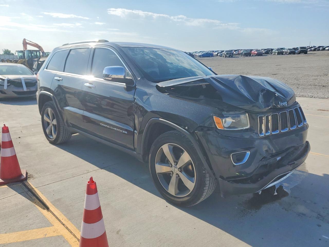 2015 Jeep Grand Cherokee Limited Black vin: 1C4RJEBG2FC769795