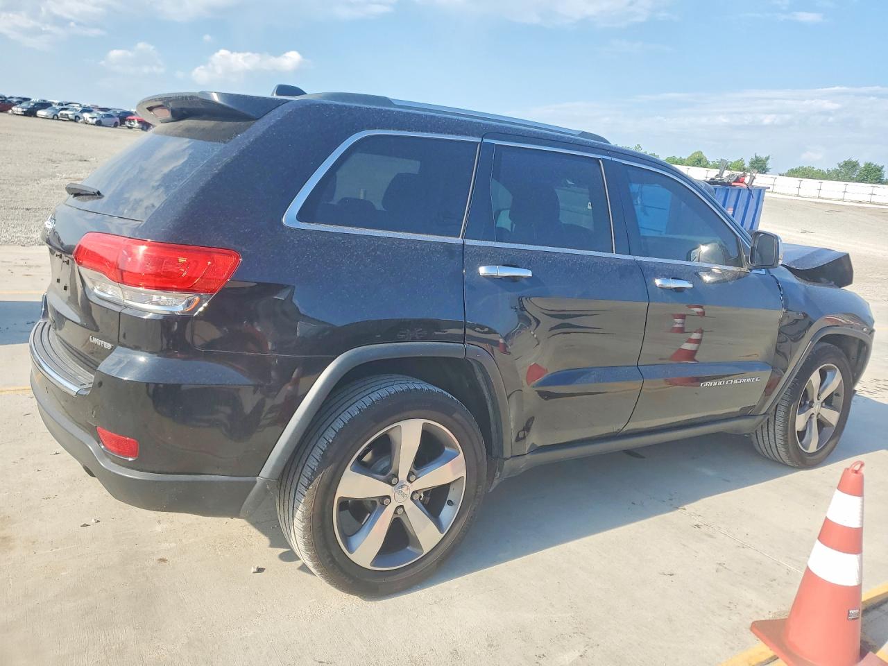 2015 Jeep Grand Cherokee Limited Black vin: 1C4RJEBG2FC769795
