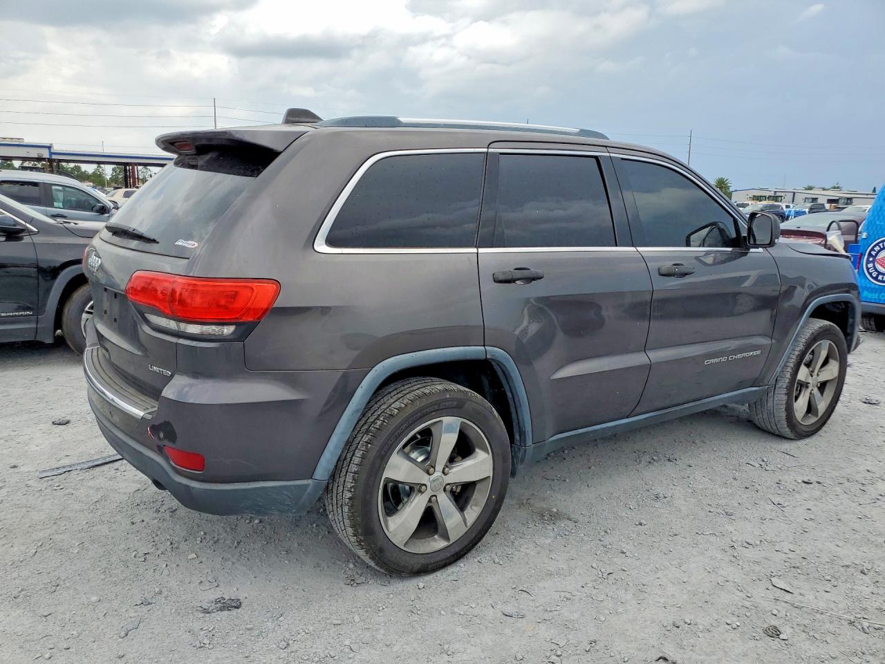 2015 Jeep Grand Cherokee Limited Charcoal vin: 1C4RJEBG2FC769831