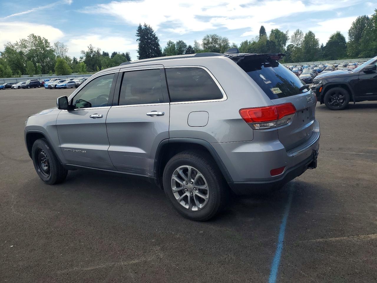 2015 Jeep Grand Cherokee Limited Серебряный vin: 1C4RJEBG2FC872229