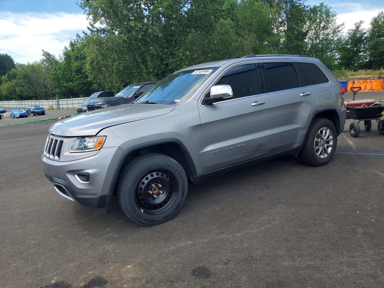 2015 Jeep Grand Cherokee Limited Серебряный vin: 1C4RJEBG2FC872229