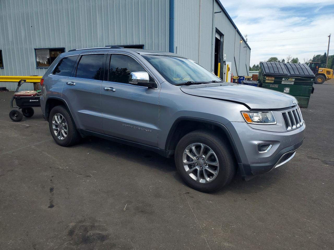 2015 Jeep Grand Cherokee Limited Серебряный vin: 1C4RJEBG2FC872229